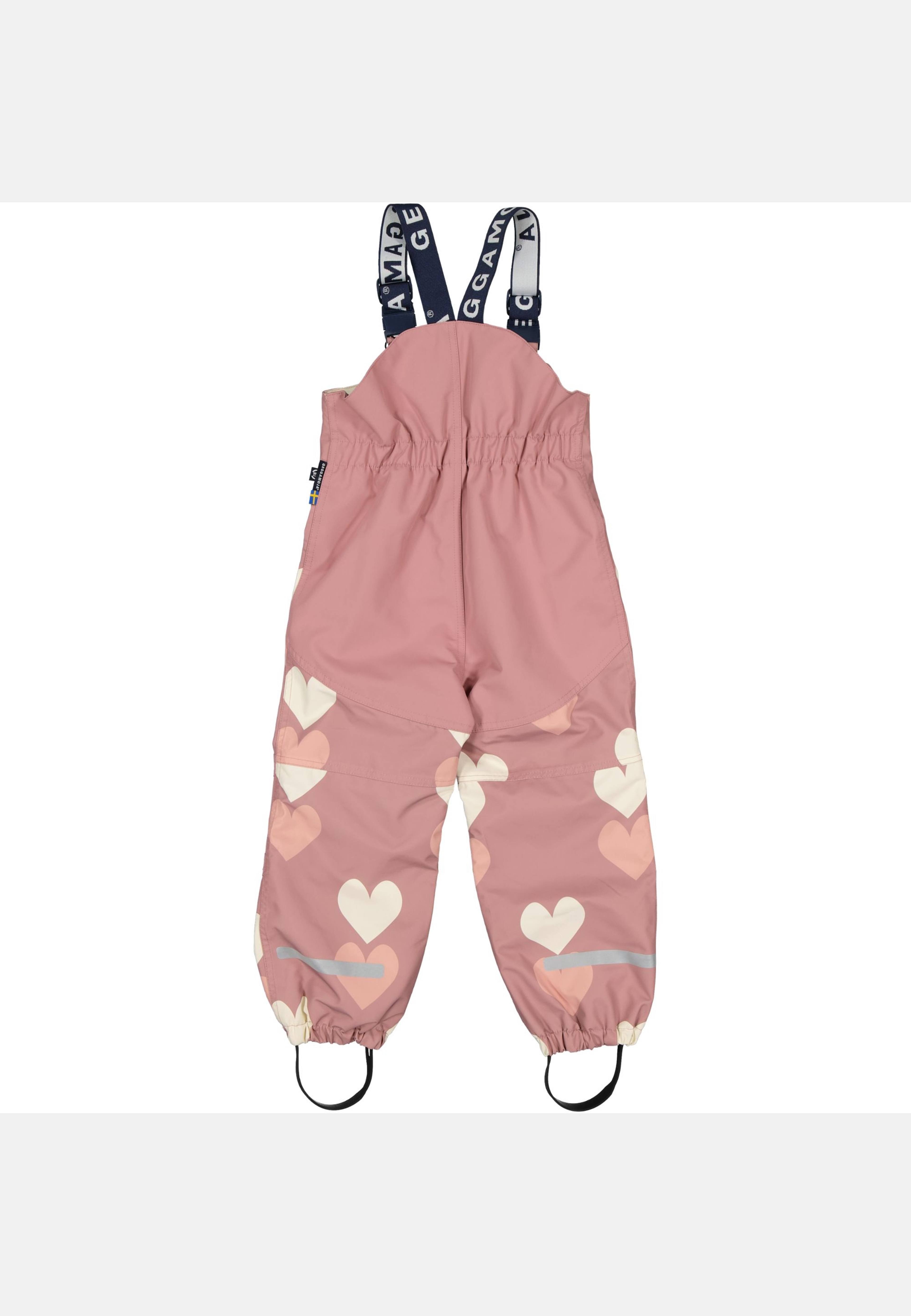Skalbyxor, från Geggamoja, i färgen old pink heart. Klicka för att öppna bilden i stort format