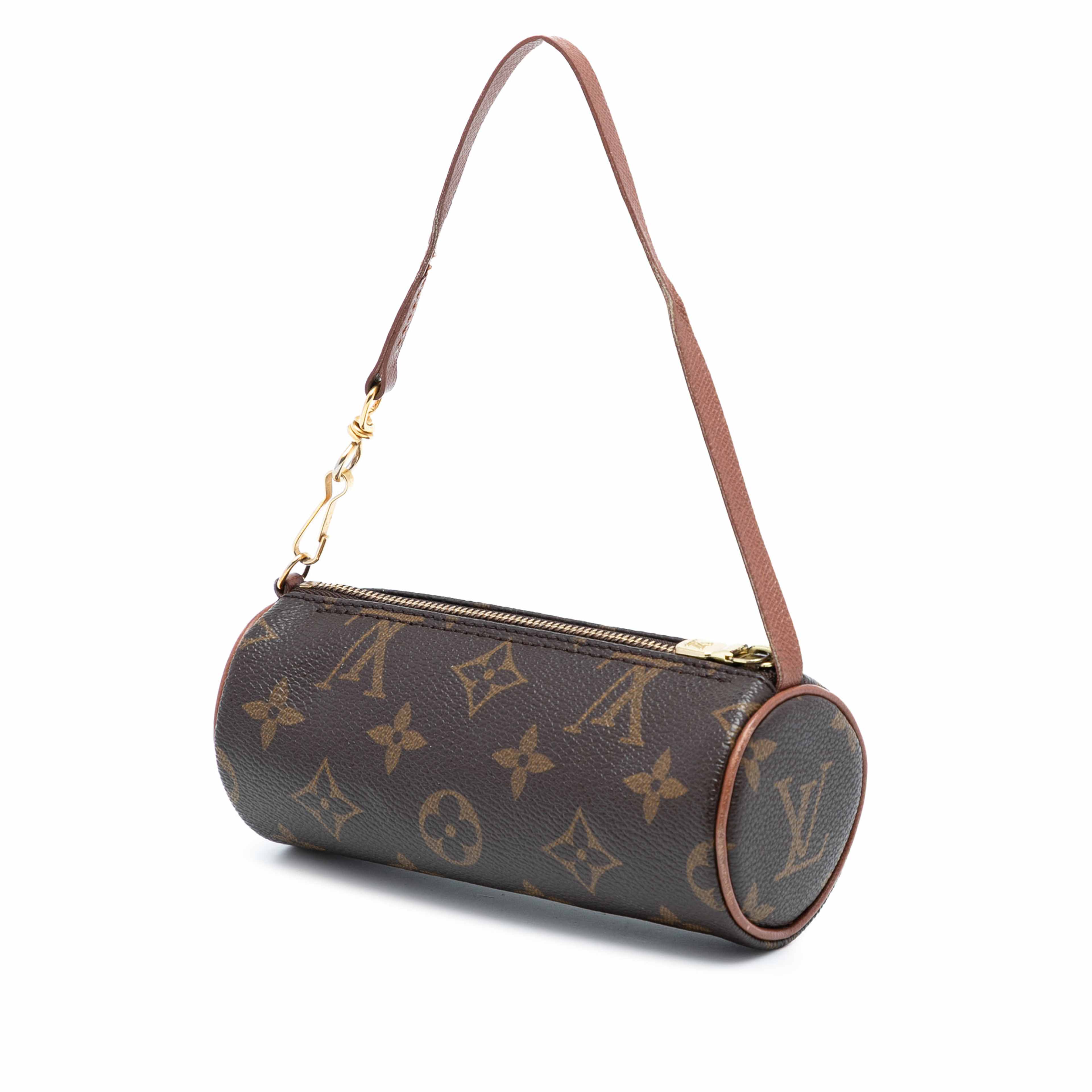 Louis Vuitton Monogram Papillon Pochette, från Luxclusif, i färgen brown. Klicka för att öppna bilden i stort format