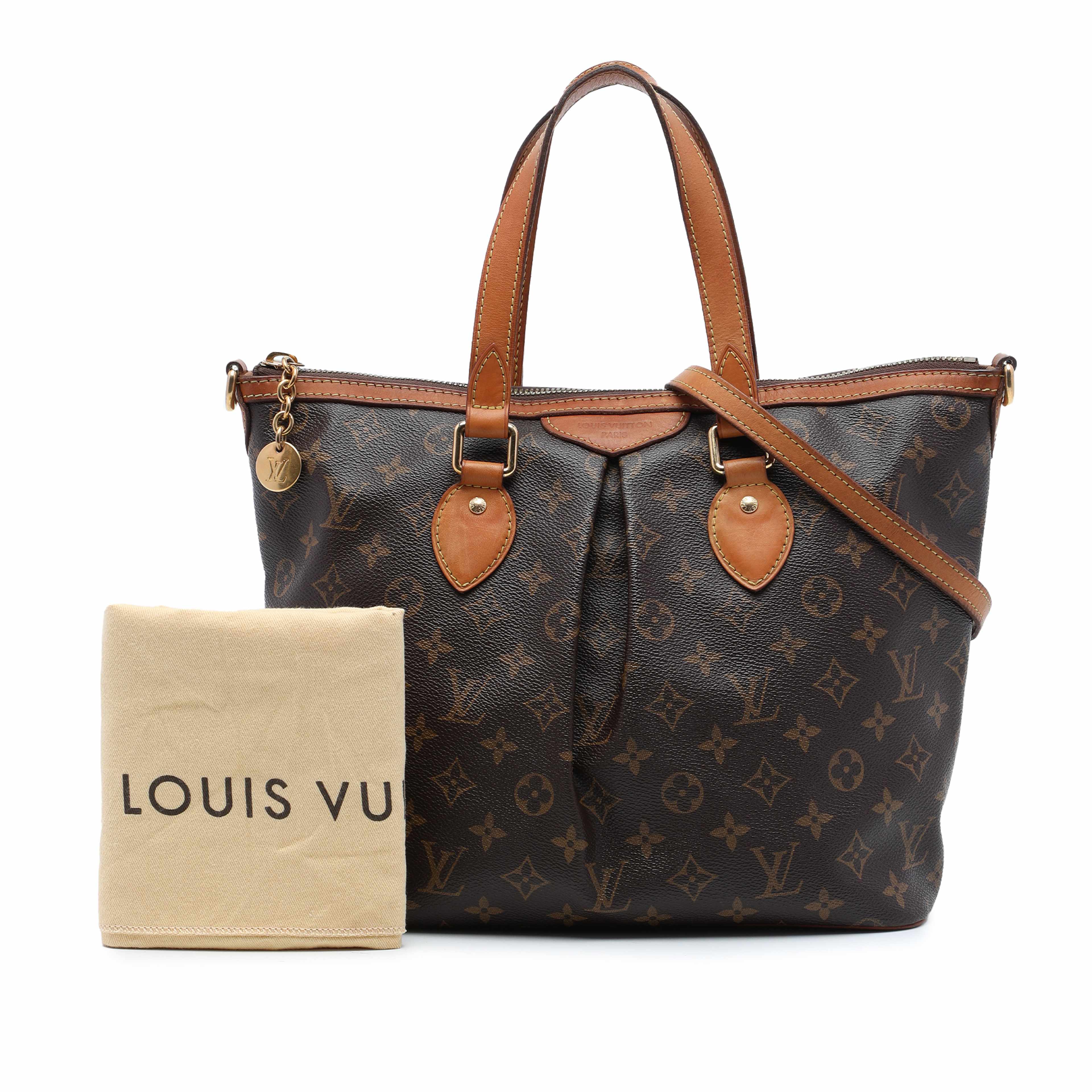 Louis Vuitton Monogram Palermo Pm, från Luxclusif, i färgen brun. Klicka för att öppna bilden i stort format