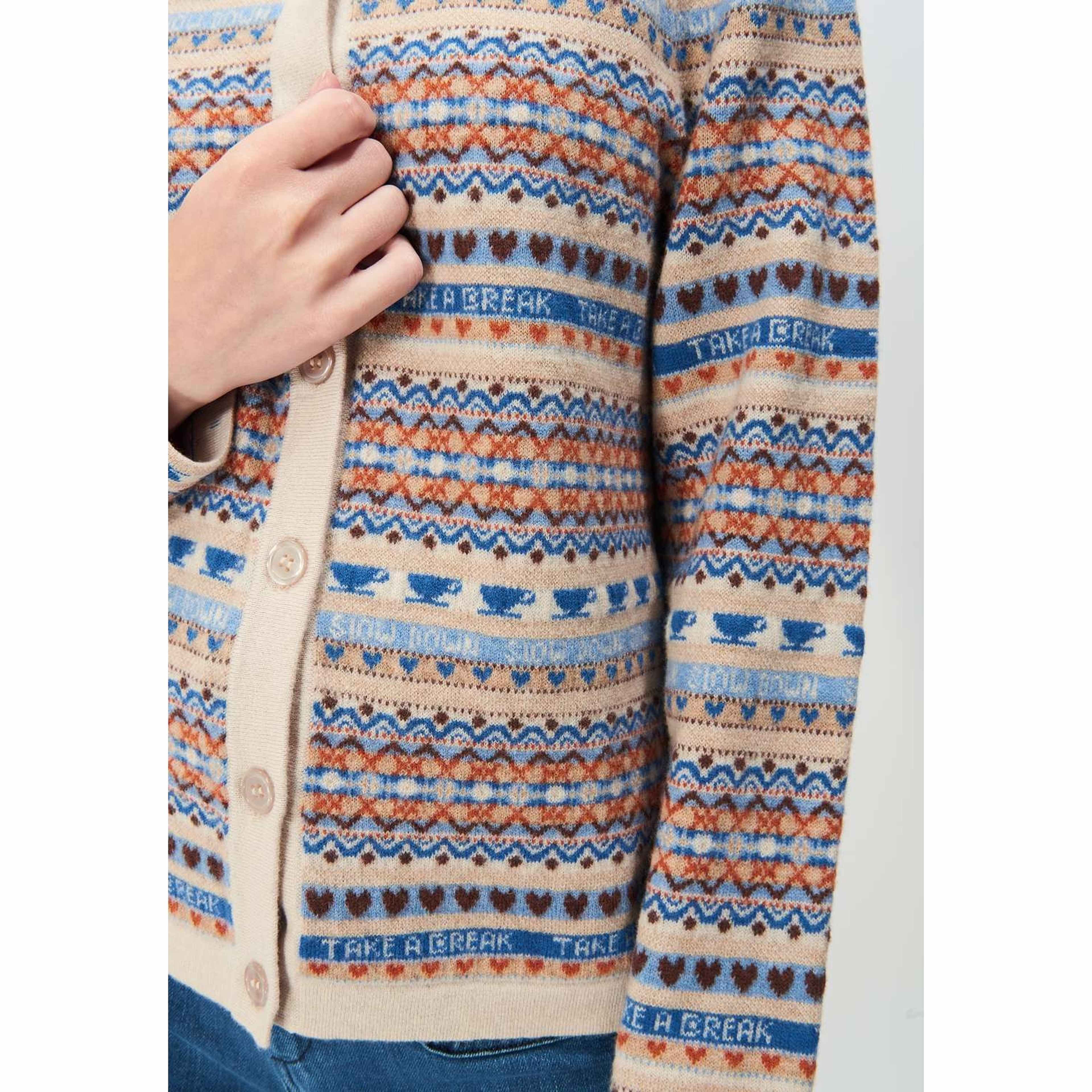 Anna Lisa Cardigan Beige