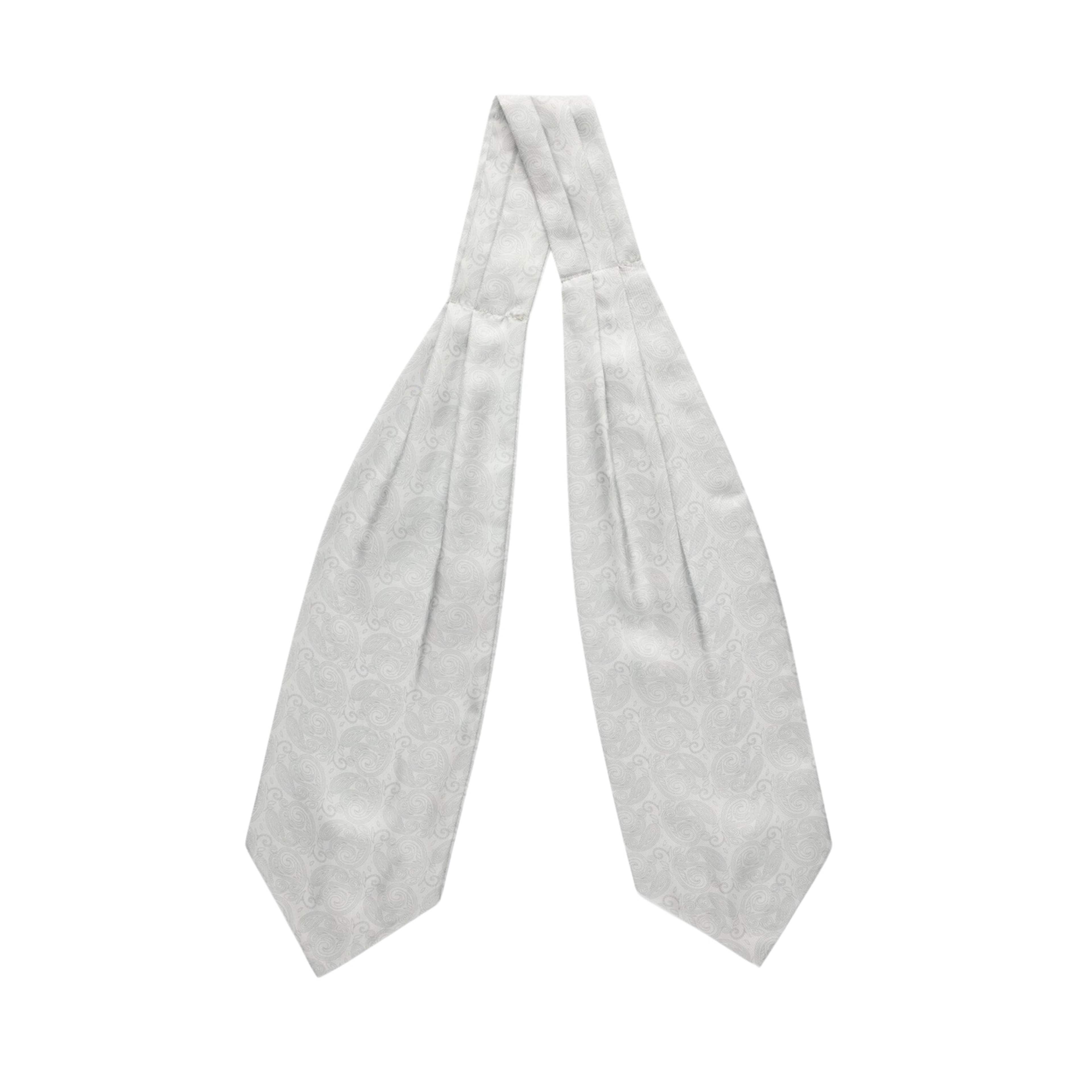 Silk Double Pointed Ascot Formal