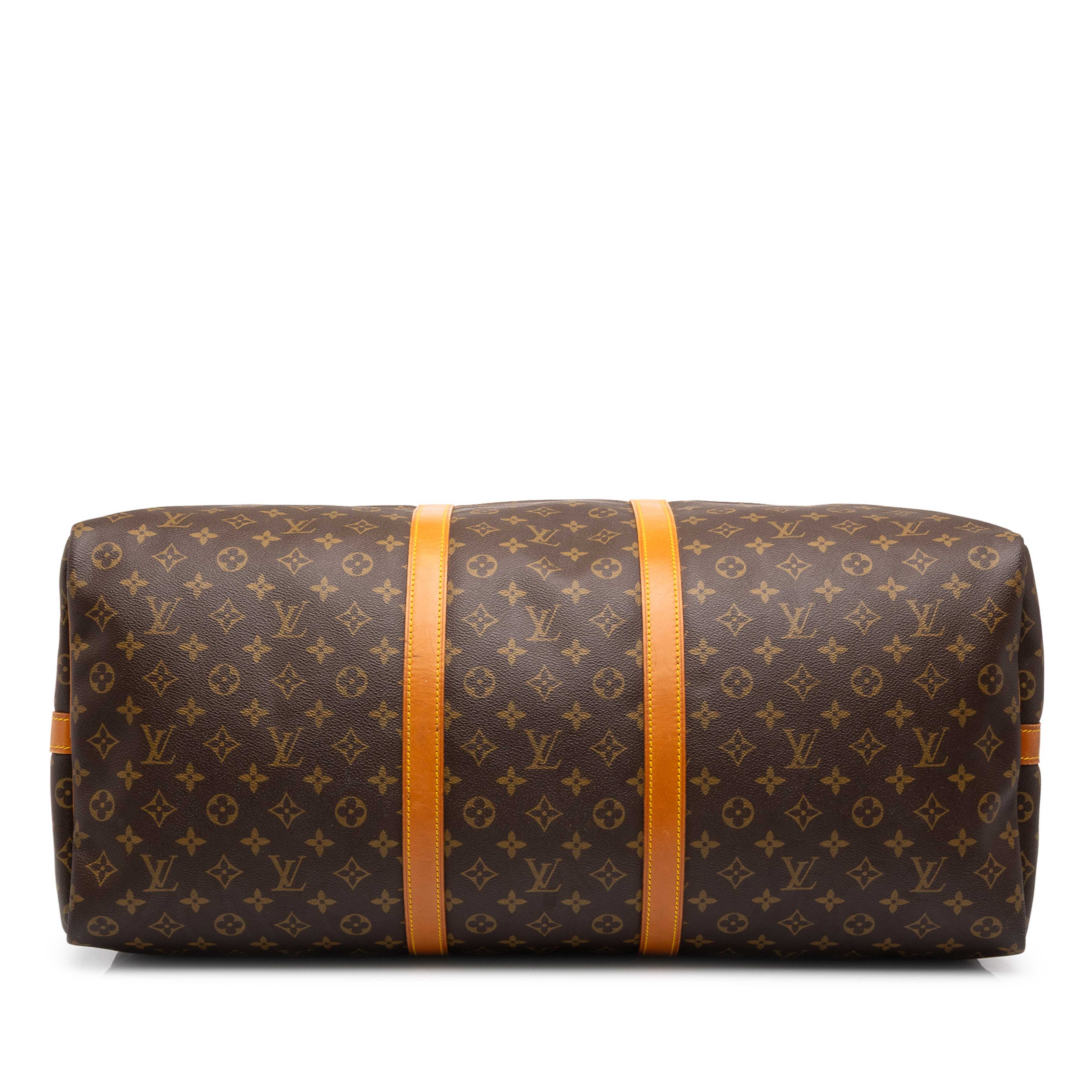 Louis Vuitton Monogram Keepall Bandouliere 50, från Luxclusif, i färgen brun. Klicka för att öppna bilden i stort format