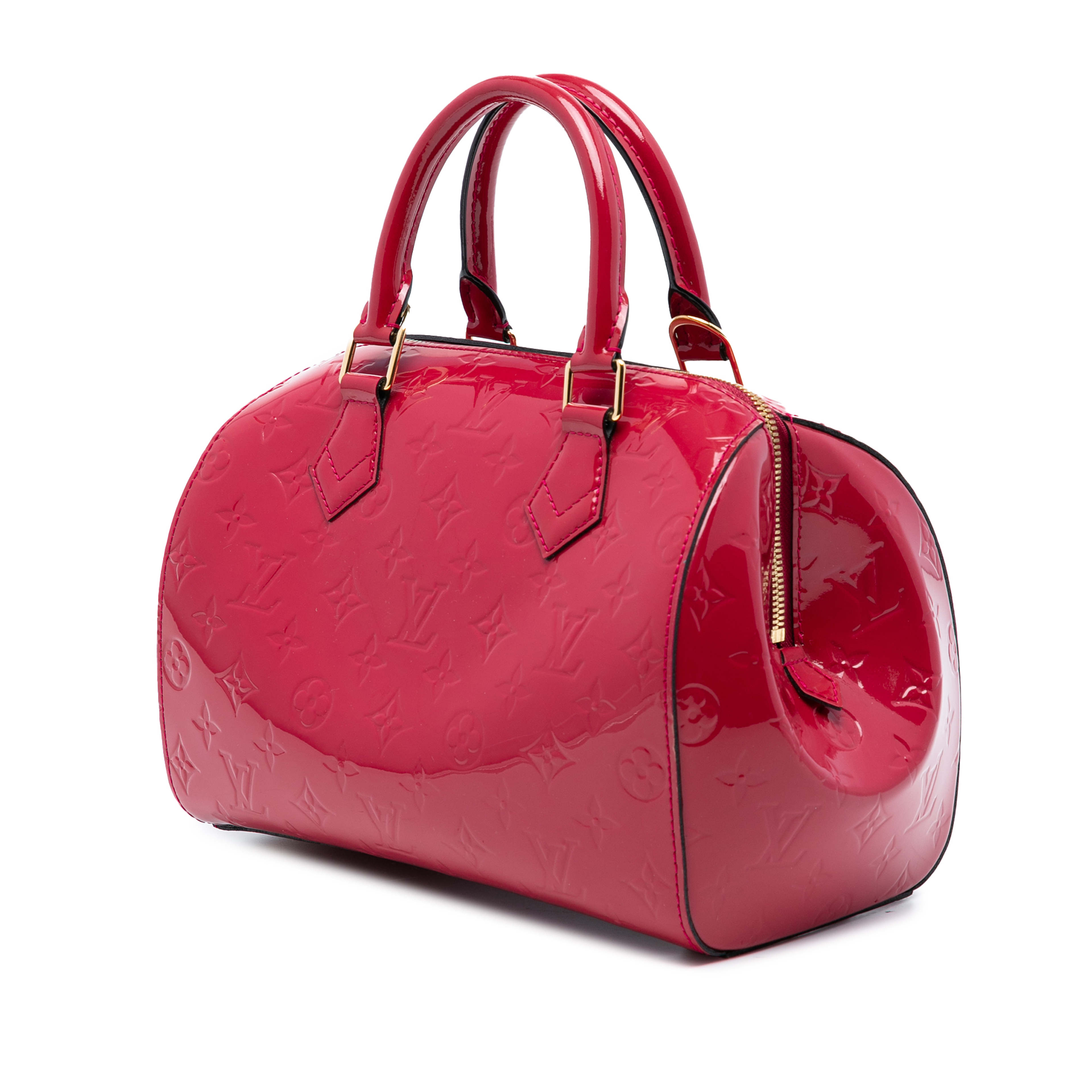 Louis Vuitton Monogram Vernis Montana, från Luxclusif, i färgen pink. Klicka för att öppna bilden i stort format