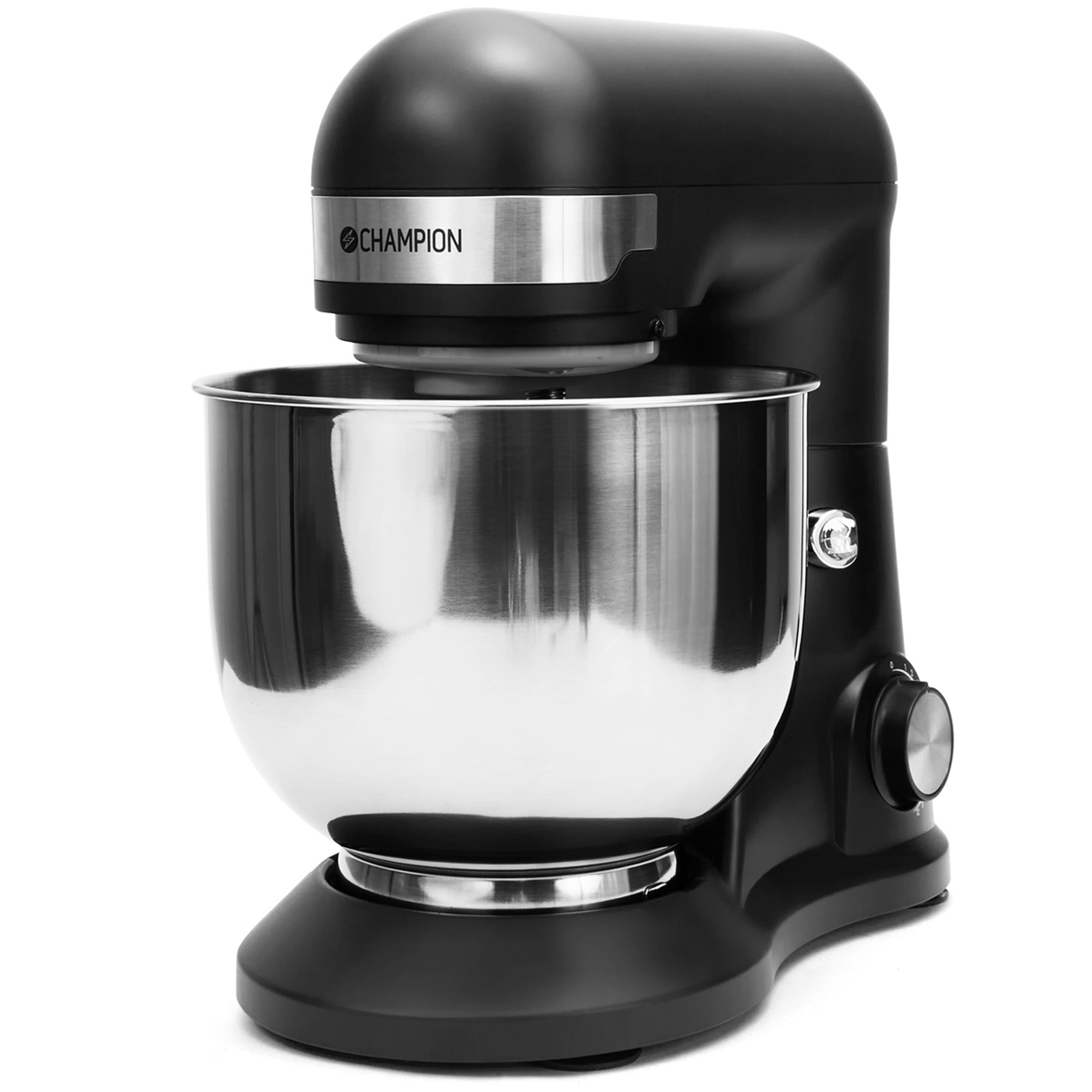 Köksmaskin 5l 1000w Ka300, från Champion Nordic, i färgen mattsvart. Klicka för att öppna bilden i stort format