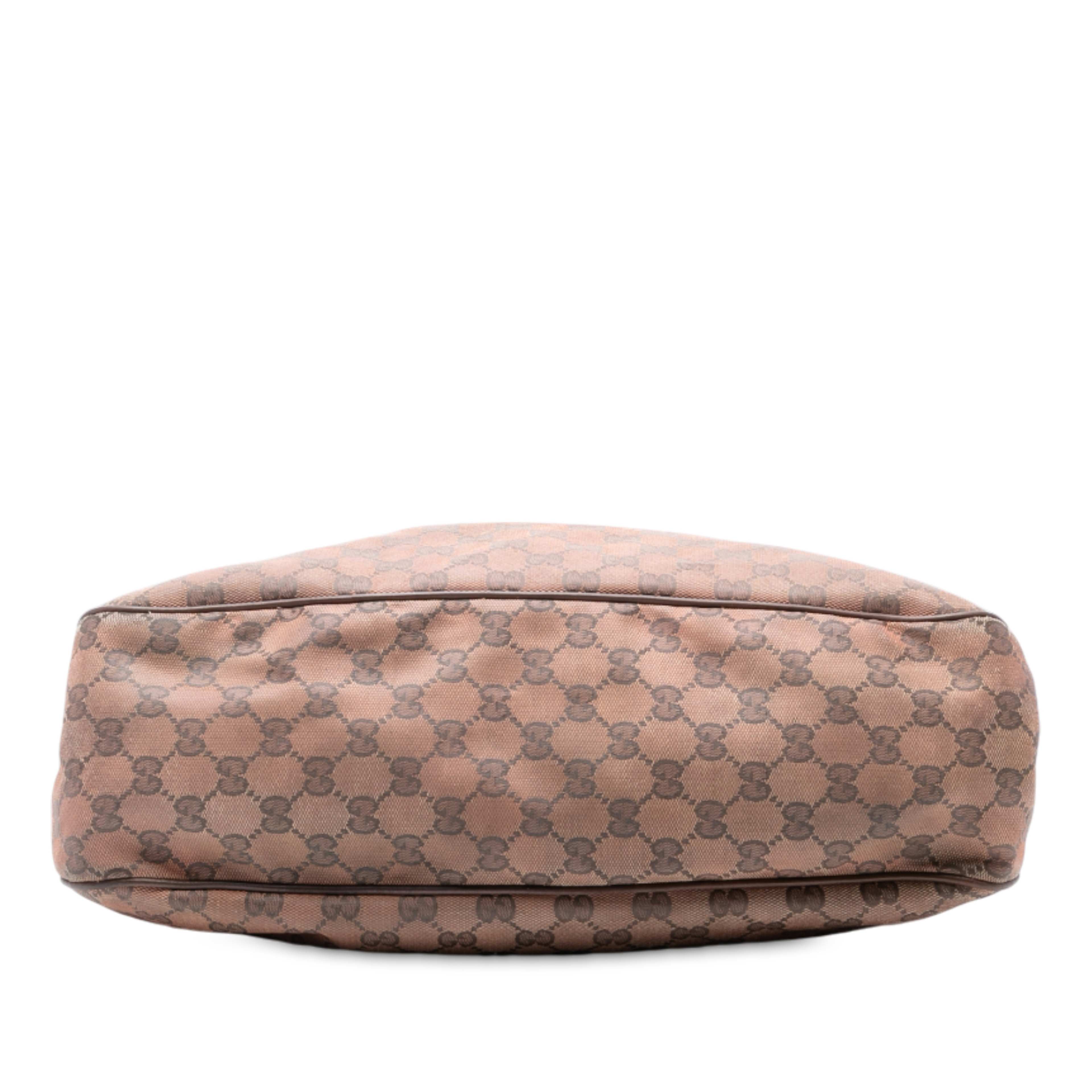 Gucci Gg Canvas Sukey Tote, från Luxclusif, i färgen brown. Klicka för att öppna bilden i stort format