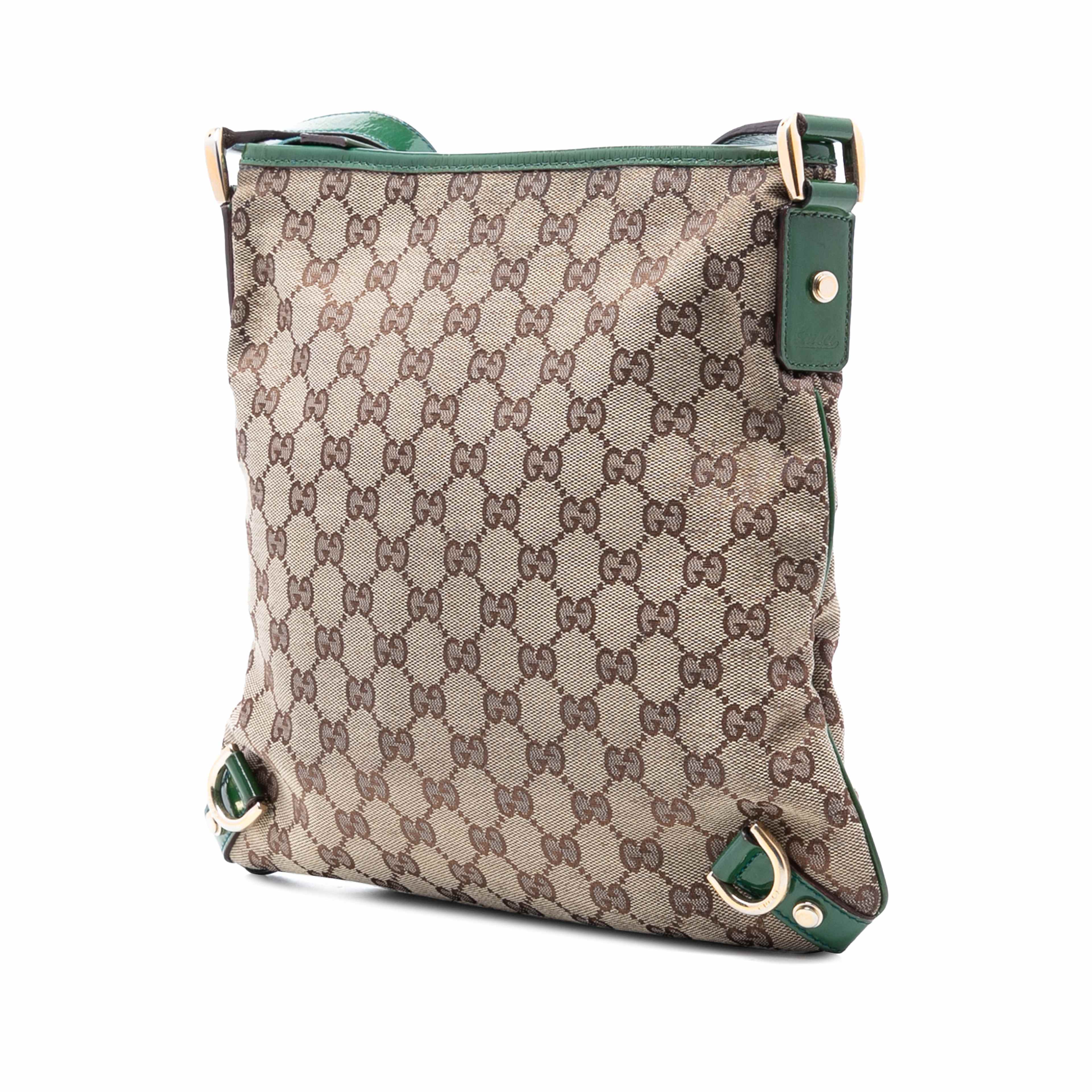 Gucci Gg Canvas Abbey D Ring Crossbody, från Luxclusif, i färgen beige. Klicka för att öppna bilden i stort format