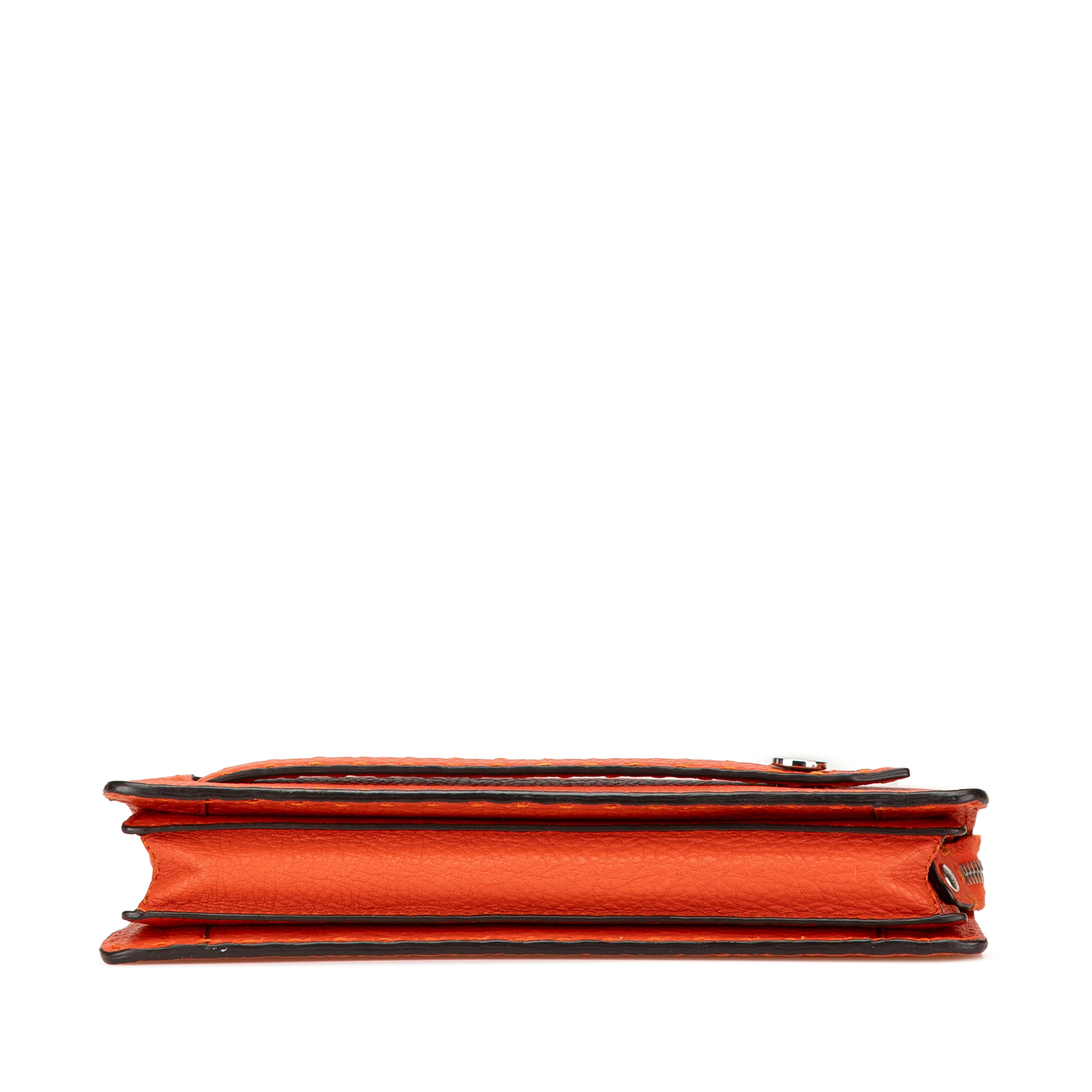 Fendi Leather Selleria Clutch