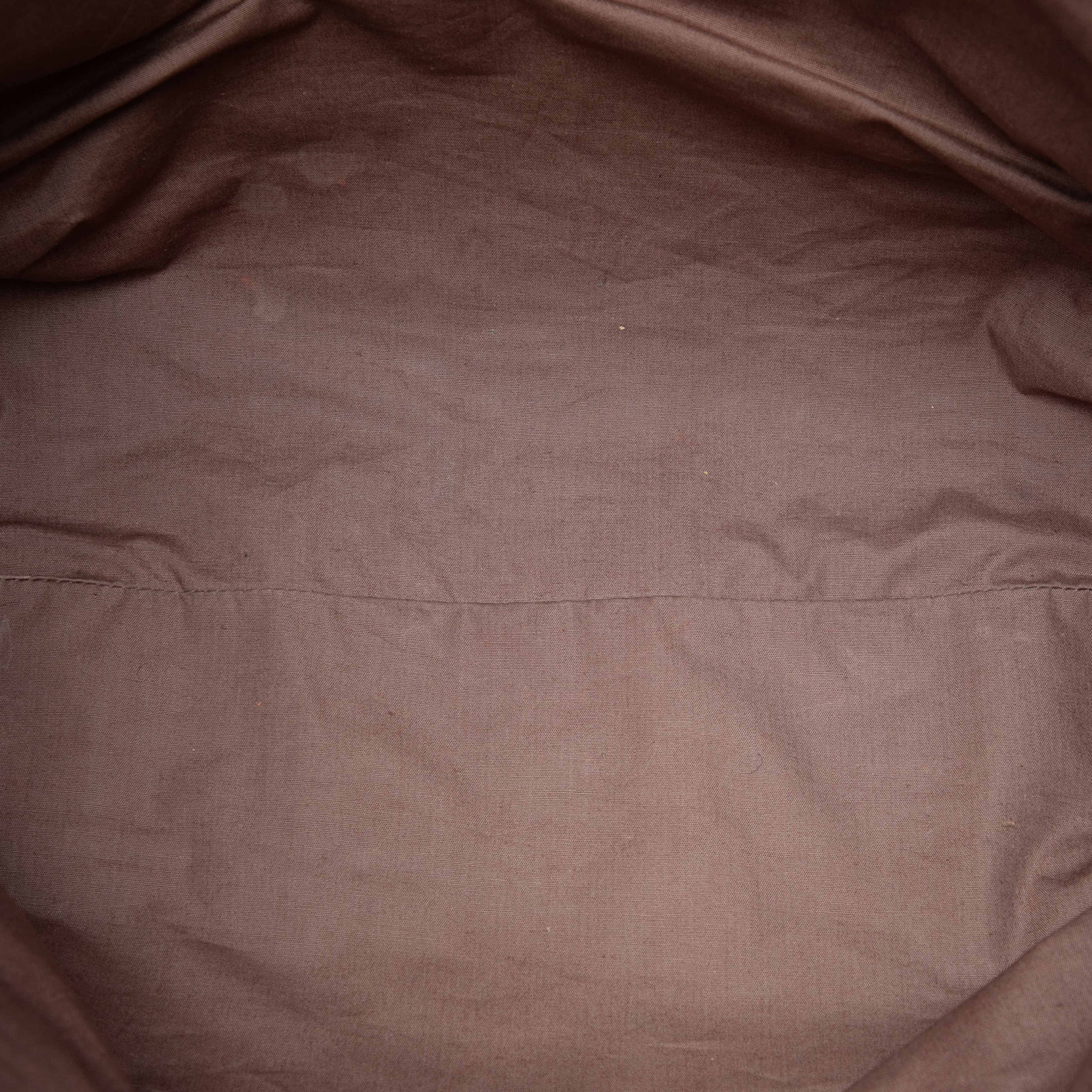 Bottega Veneta Nappa Intrecciato Travel Bag, från Luxclusif, i färgen brun. Klicka för att öppna bilden i stort format
