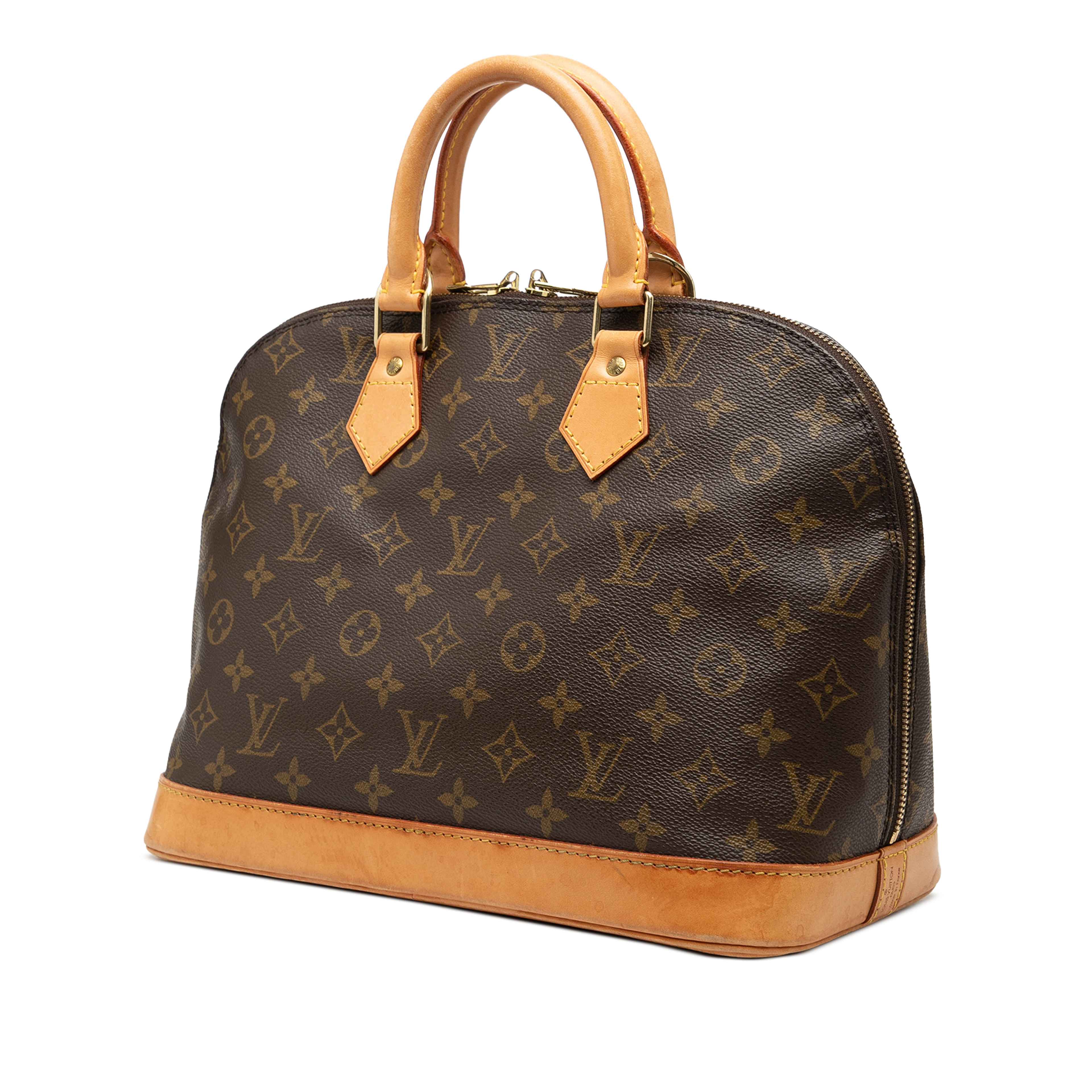 Louis Vuitton Monogram Alma Pm, från Luxclusif, i färgen brun. Klicka för att öppna bilden i stort format