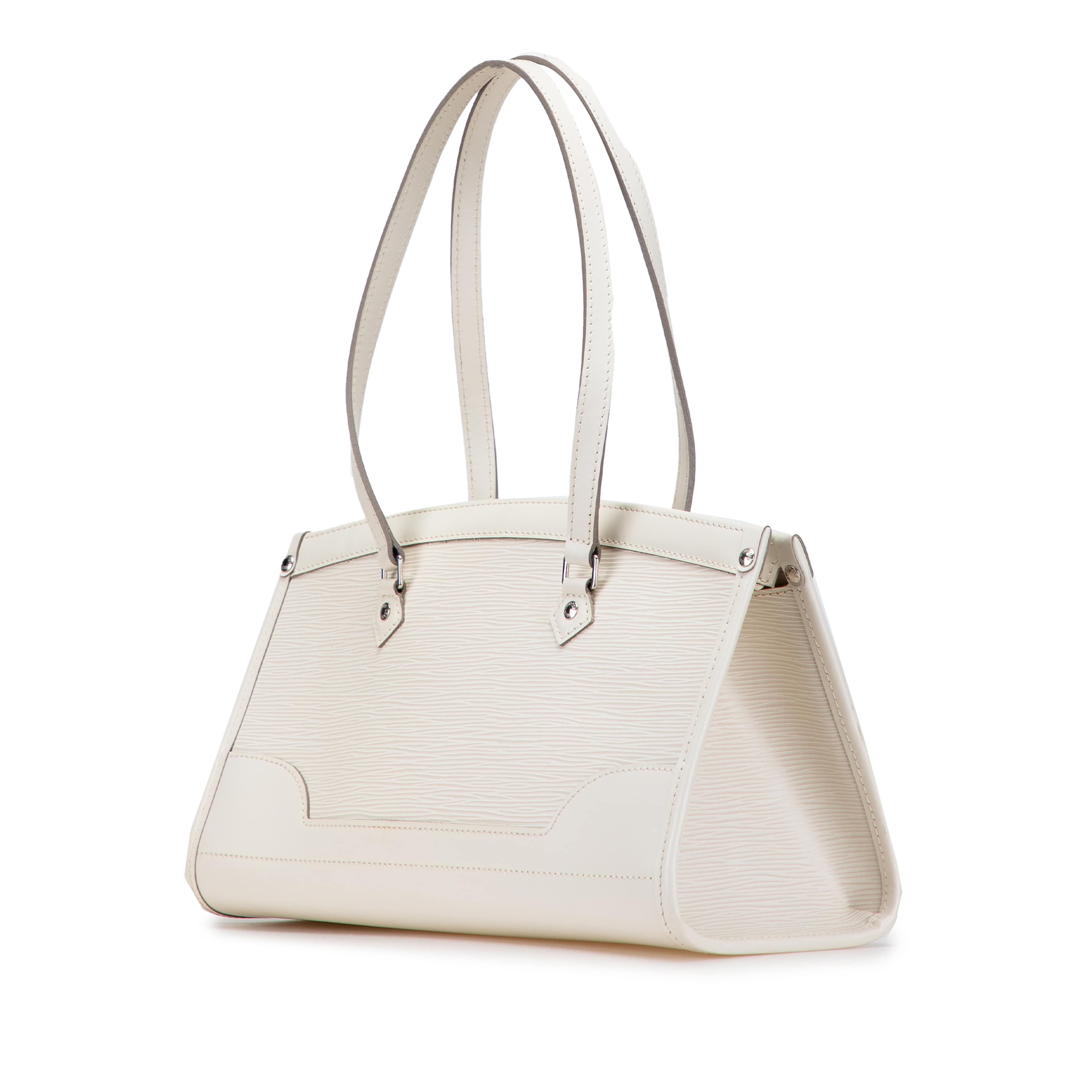 Louis Vuitton Epi Madeleine Pm, från Luxclusif, i färgen ivory. Klicka för att öppna bilden i stort format