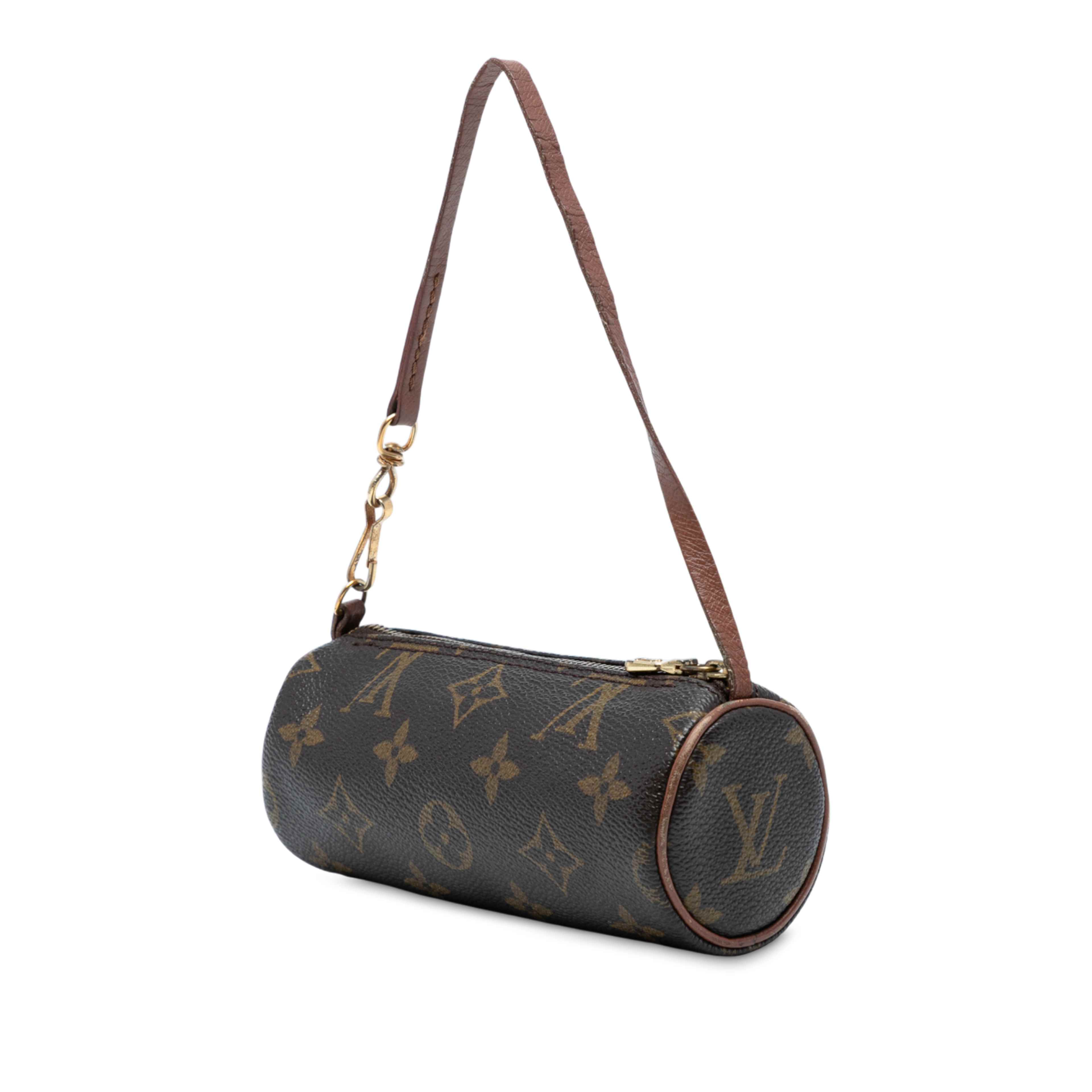 Louis Vuitton Monogram Papillon Pochette, från Luxclusif, i färgen brown. Klicka för att öppna bilden i stort format