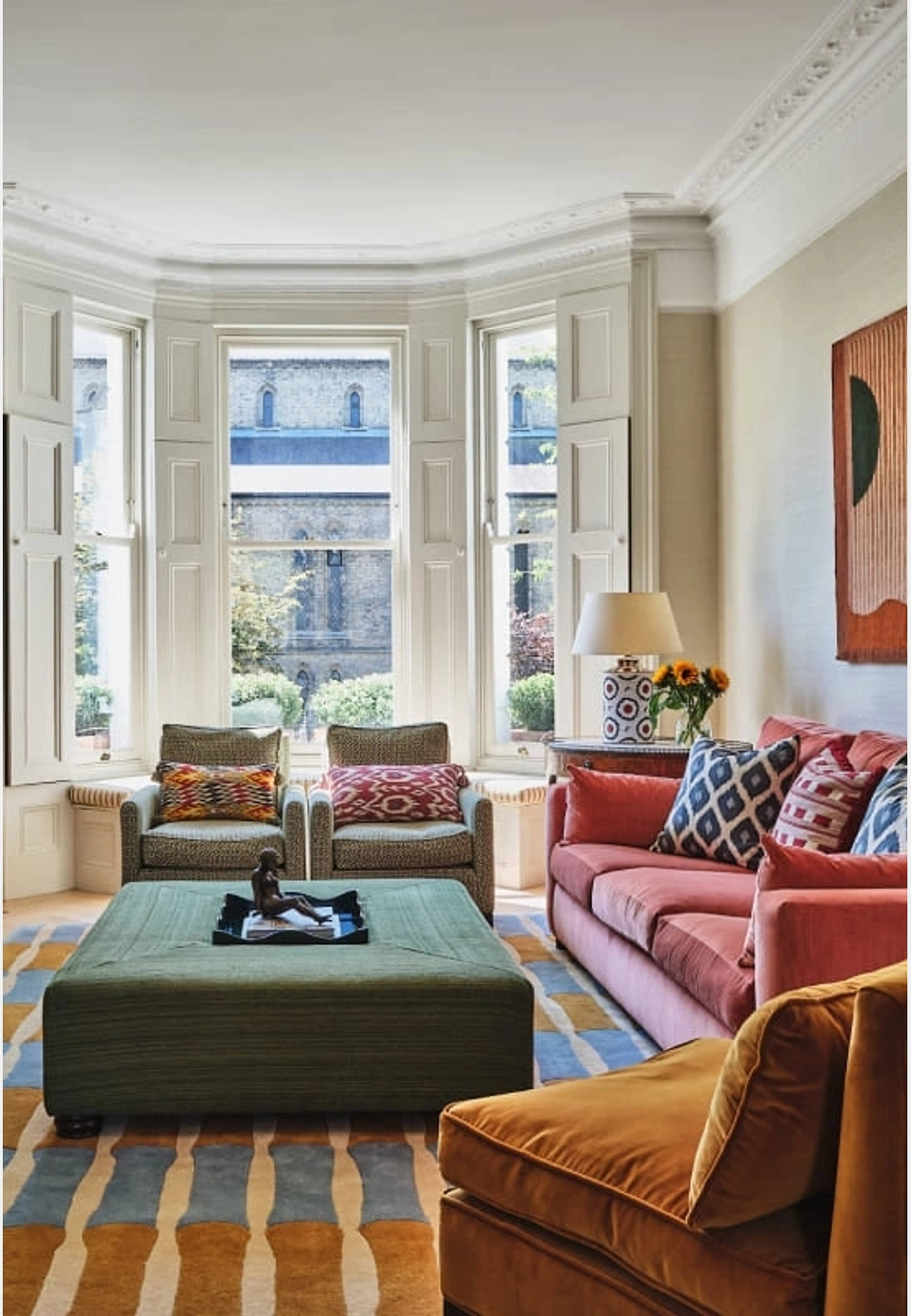 Alice Crawley Bamboo Ullmatta Forrest Blue, från Layered, i färgen forrest blue. Klicka för att öppna bilden i stort format