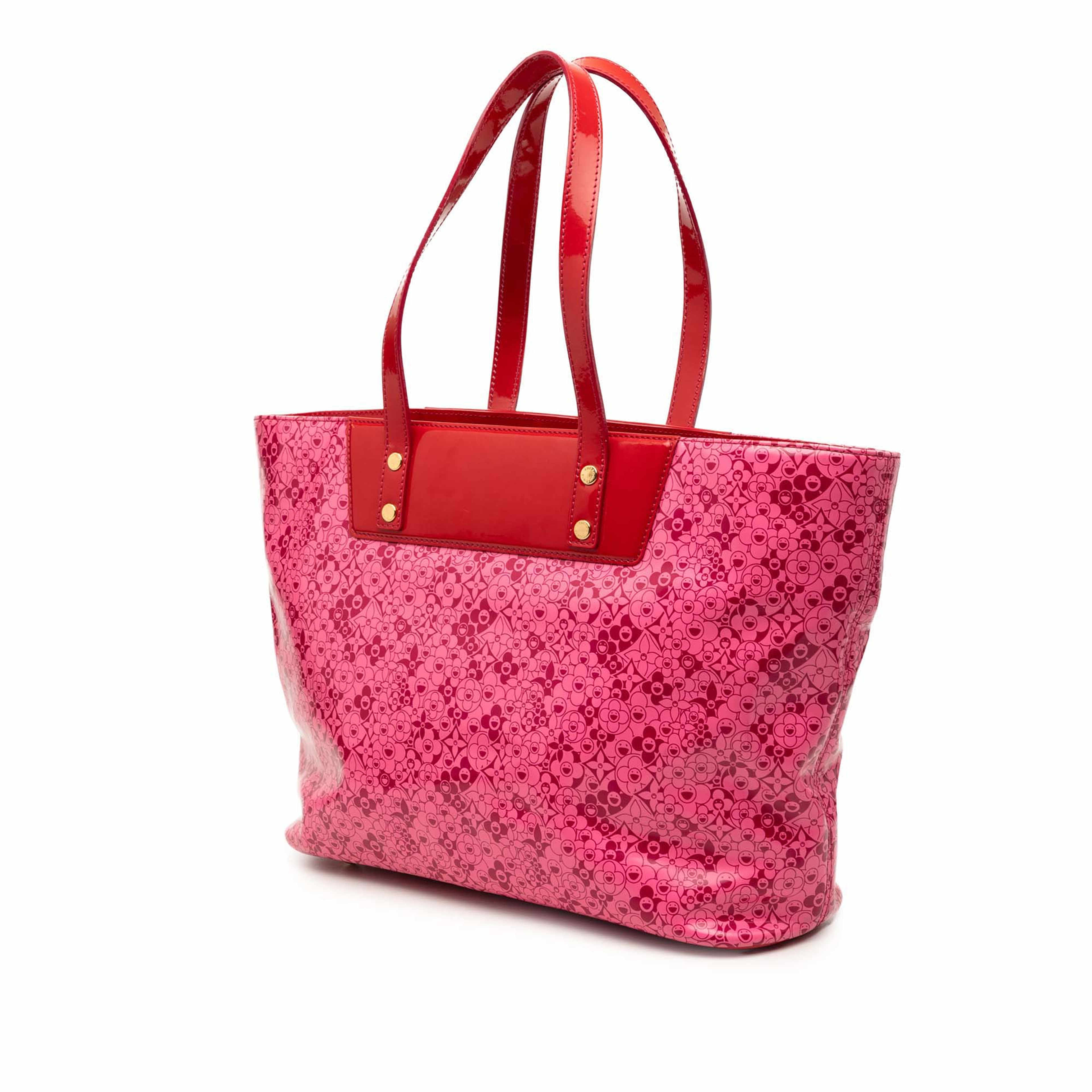 Louis Vuitton Takashi Murakami Coated Canvas Cosmic Blossom Tote Pm, från Luxclusif, i färgen rosa. Klicka för att öppna bilden i stort format