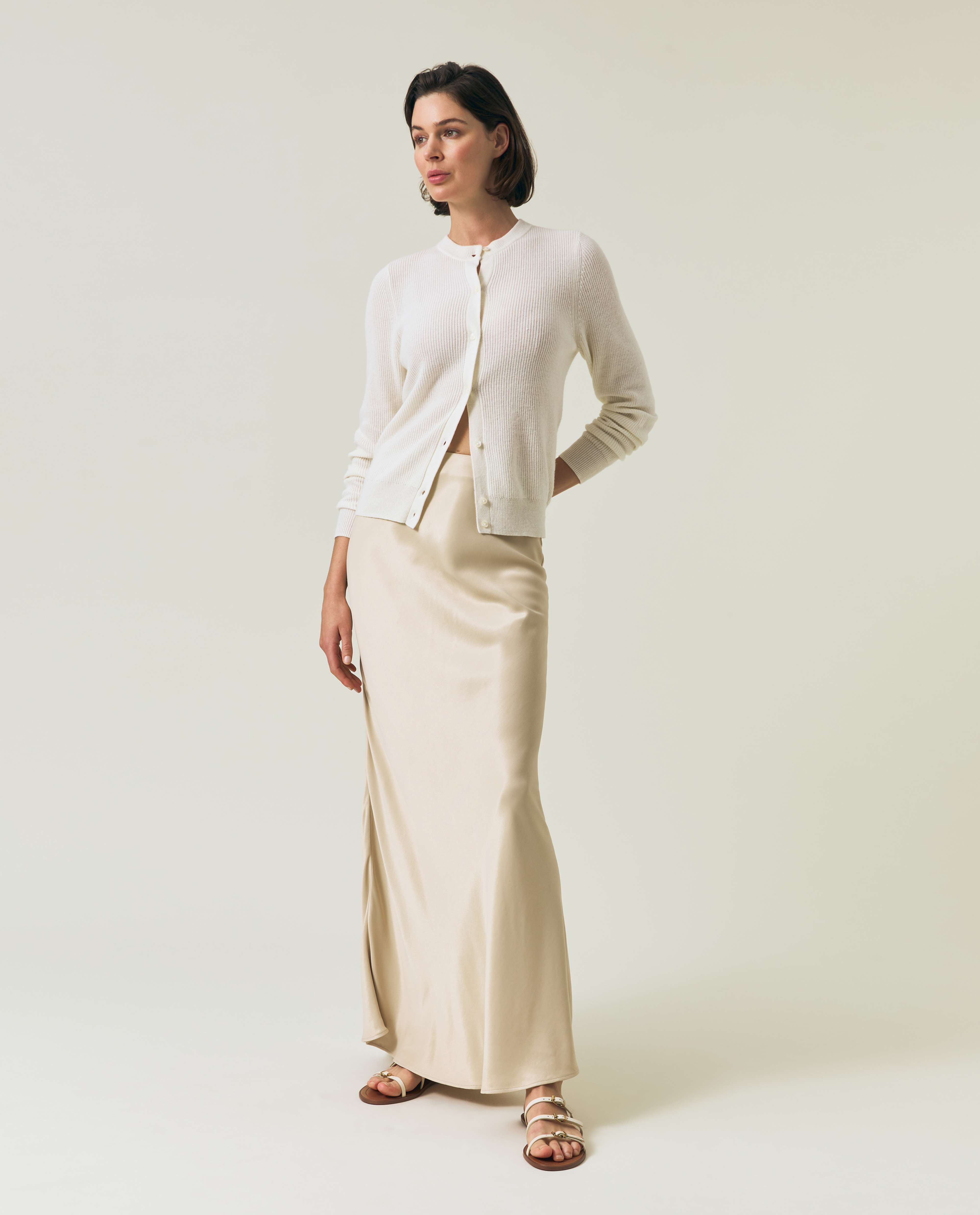 Maxi Satin Skirt