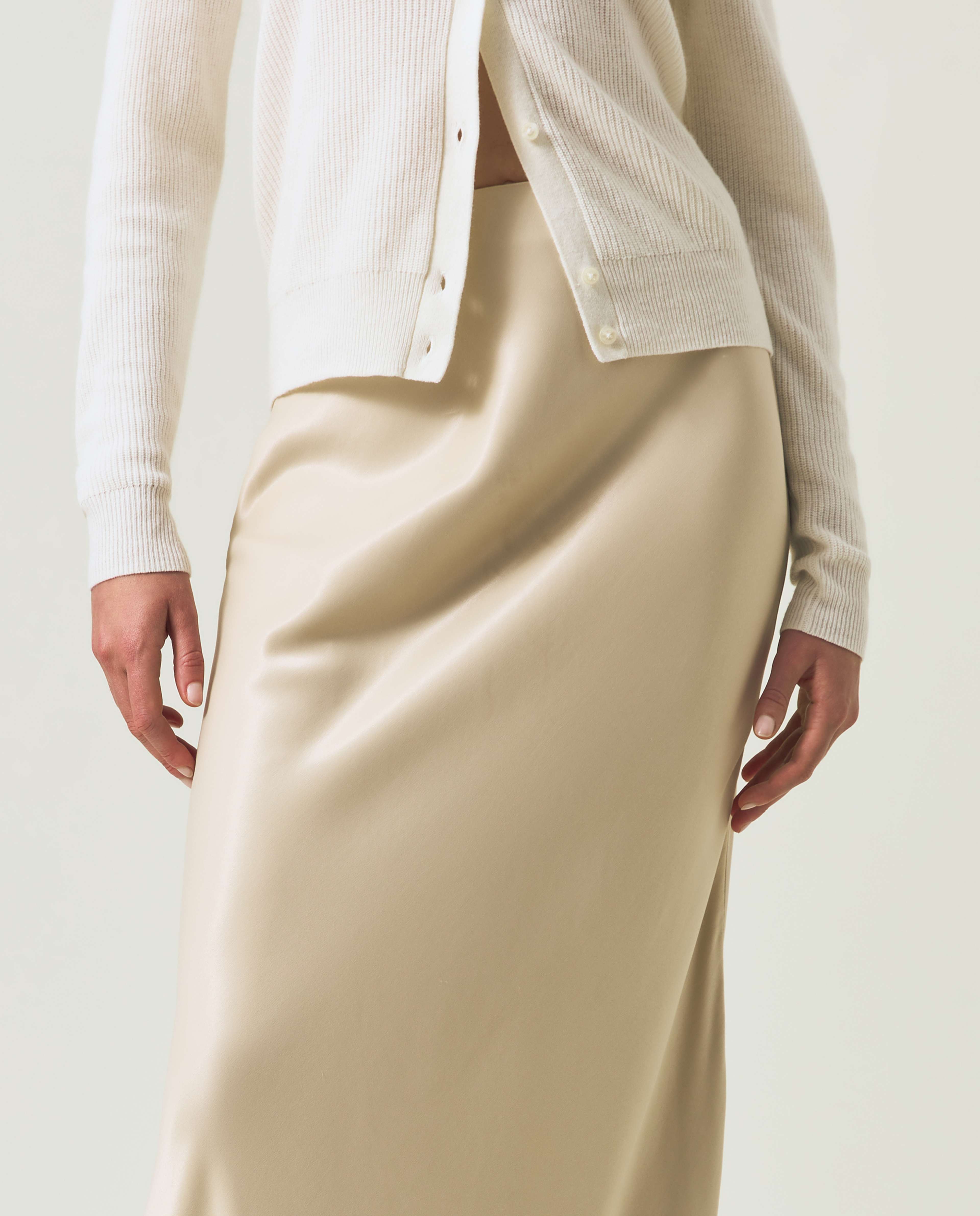 Maxi Satin Skirt