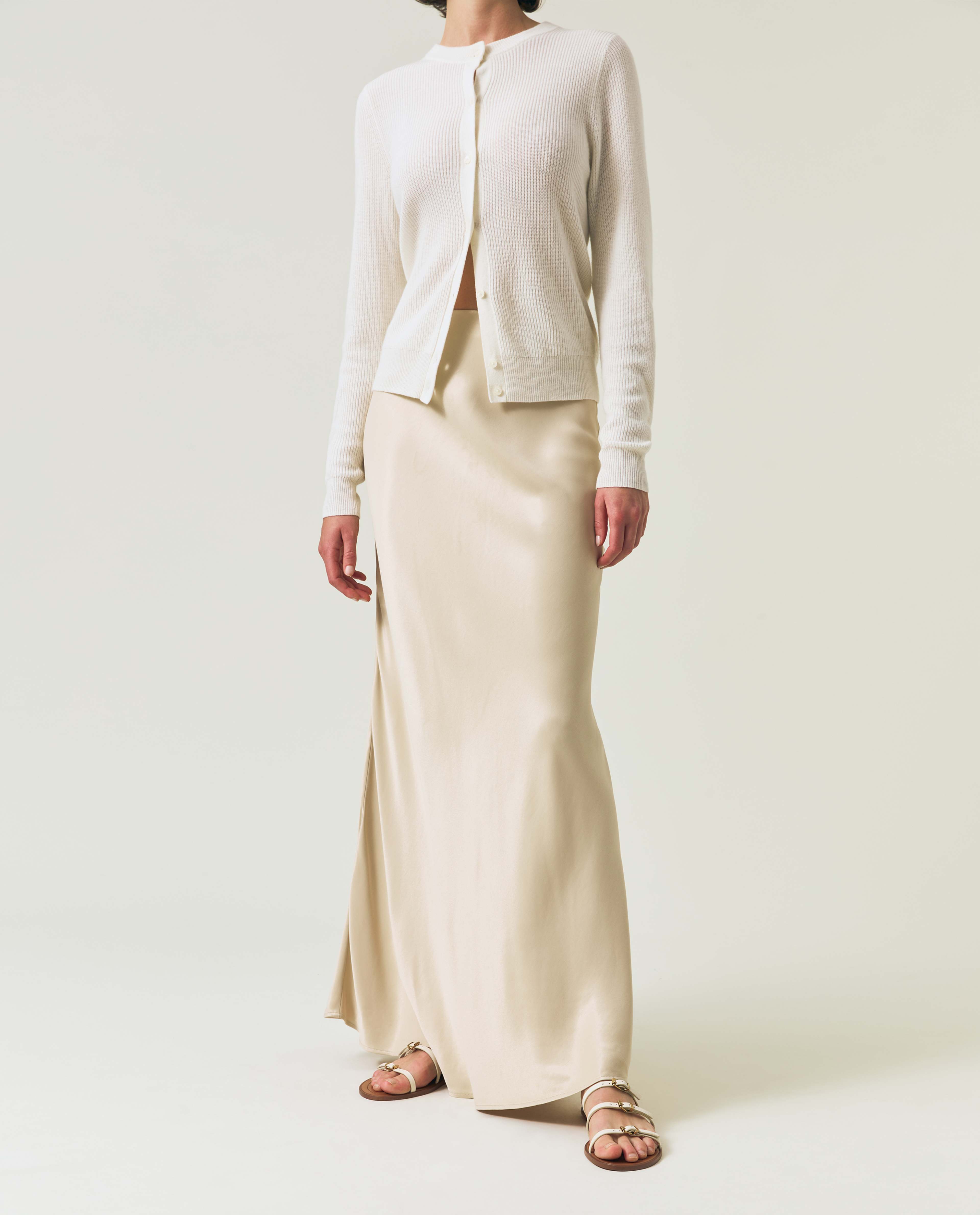 Maxi Satin Skirt