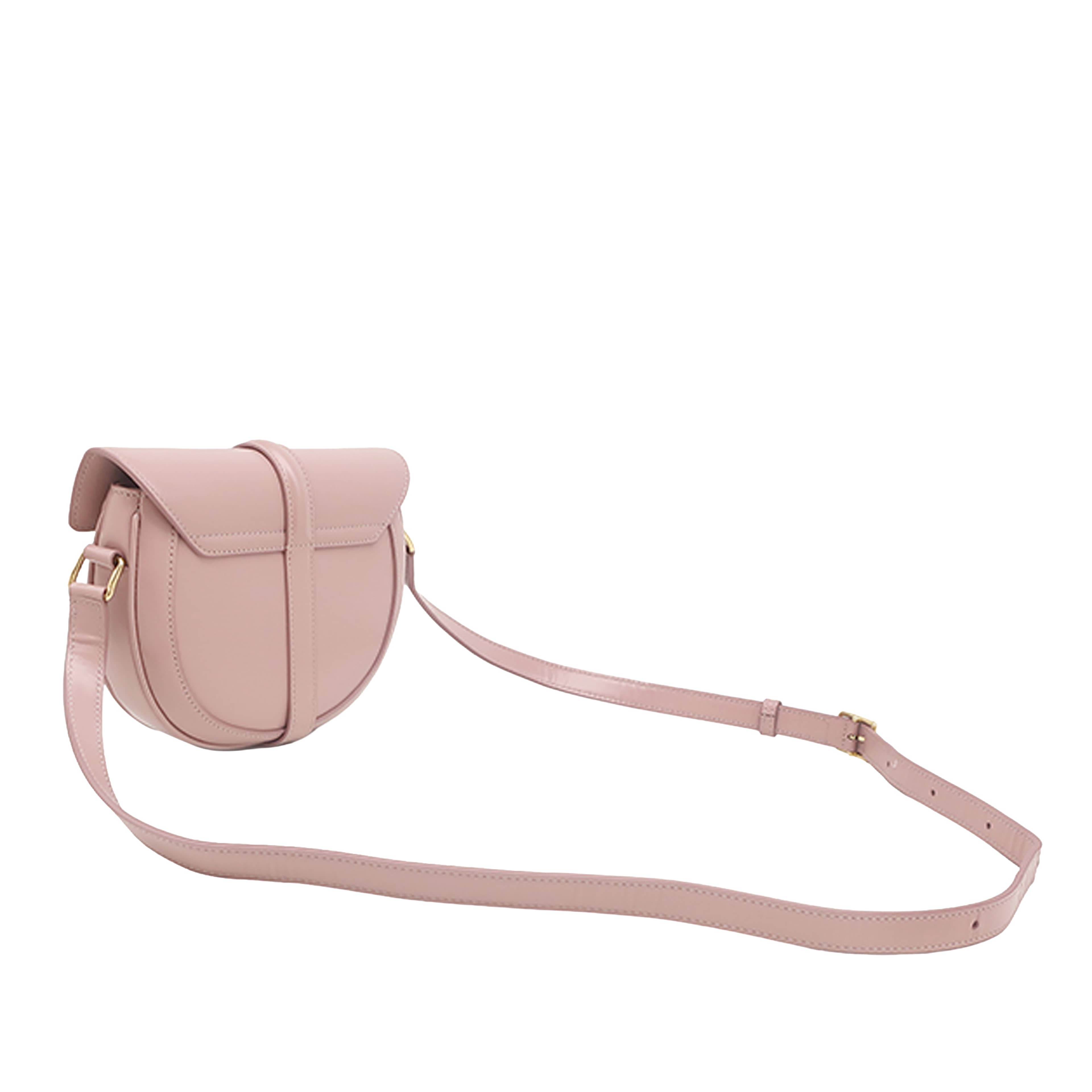 Celine Small Calfskin Besace 16 Crossbody, från Luxclusif, i färgen rosa. Klicka för att öppna bilden i stort format