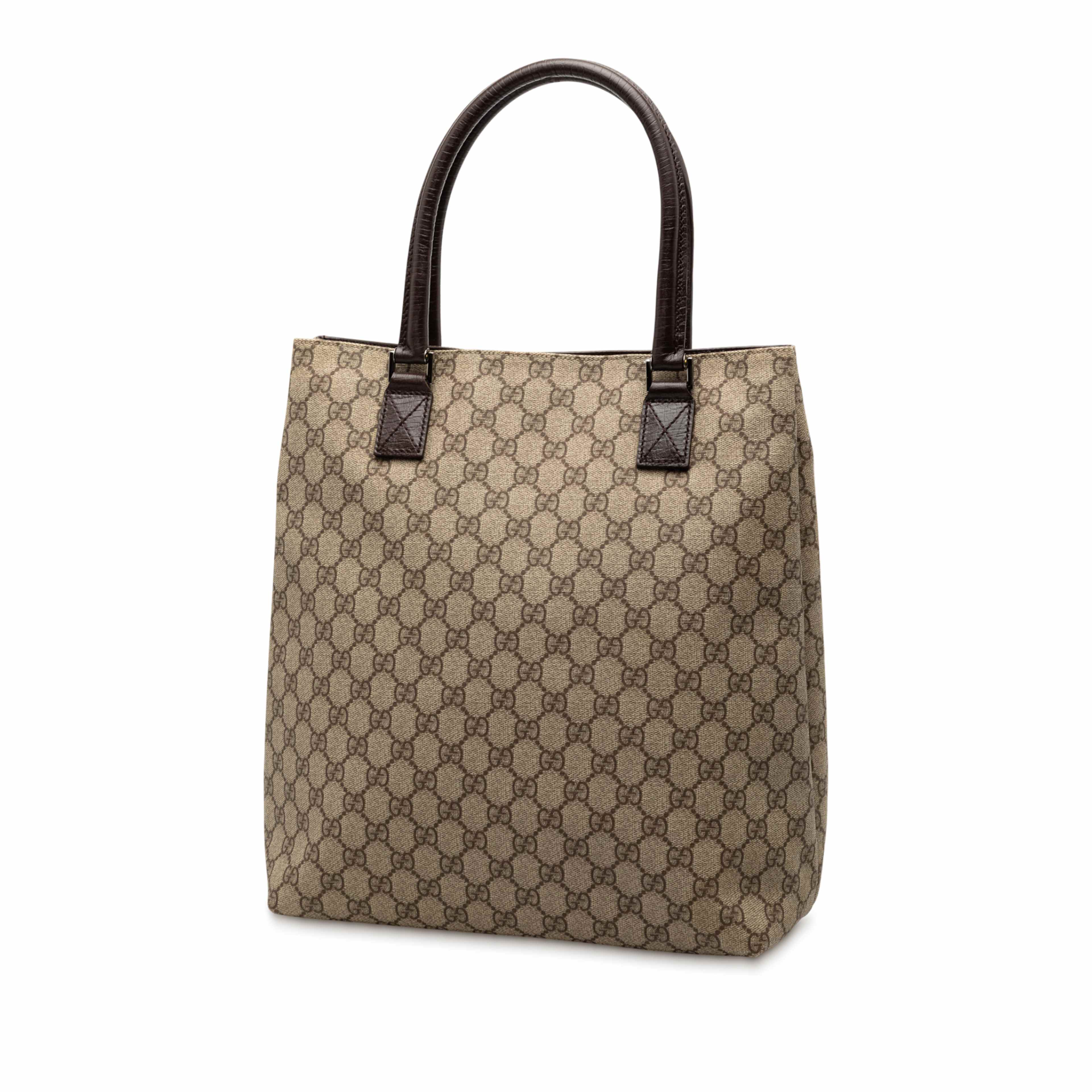 Gucci Gg Supreme Tote, från Luxclusif, i färgen svart. Klicka för att öppna bilden i stort format