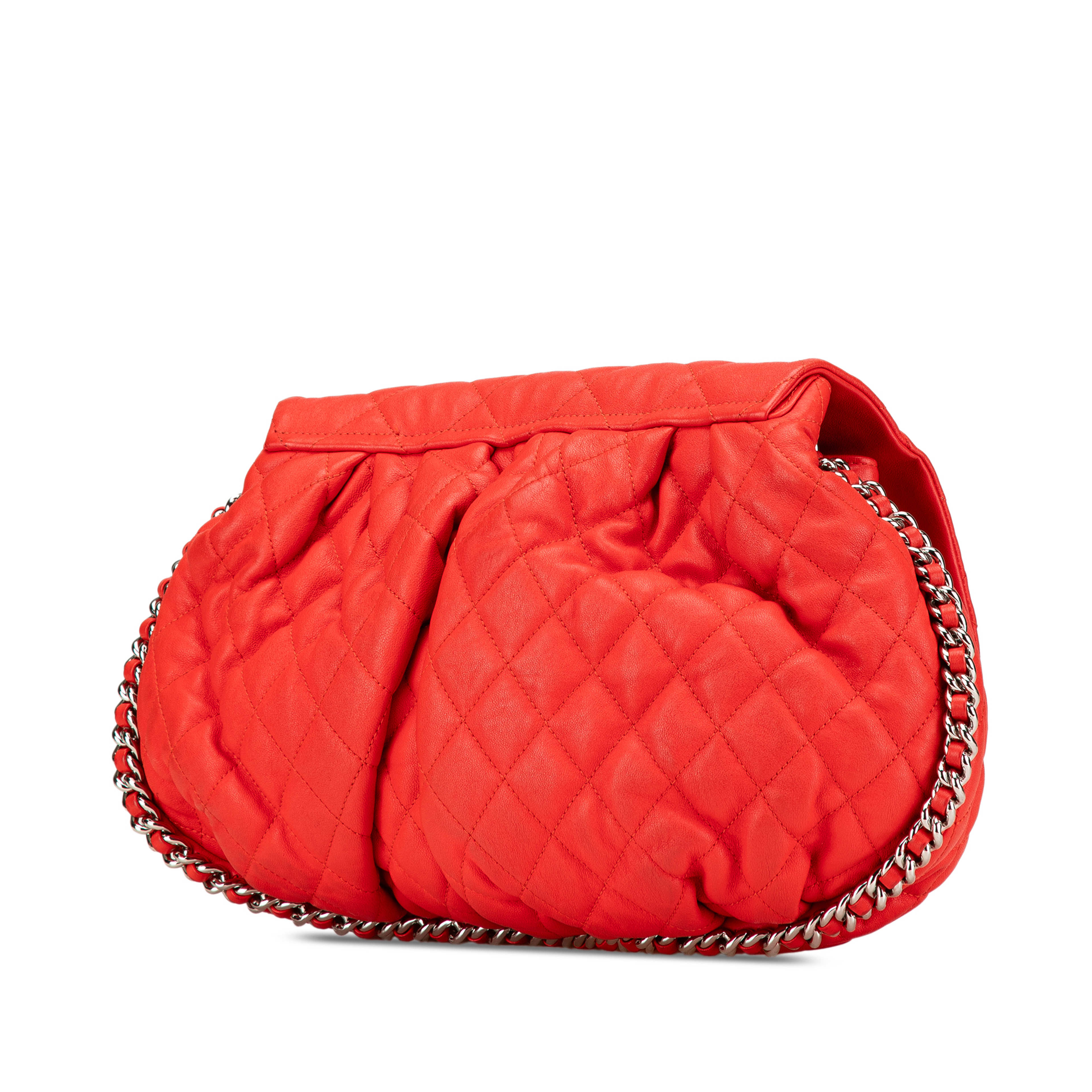 Chanel Large Quilted Lambskin Chain Around Flap