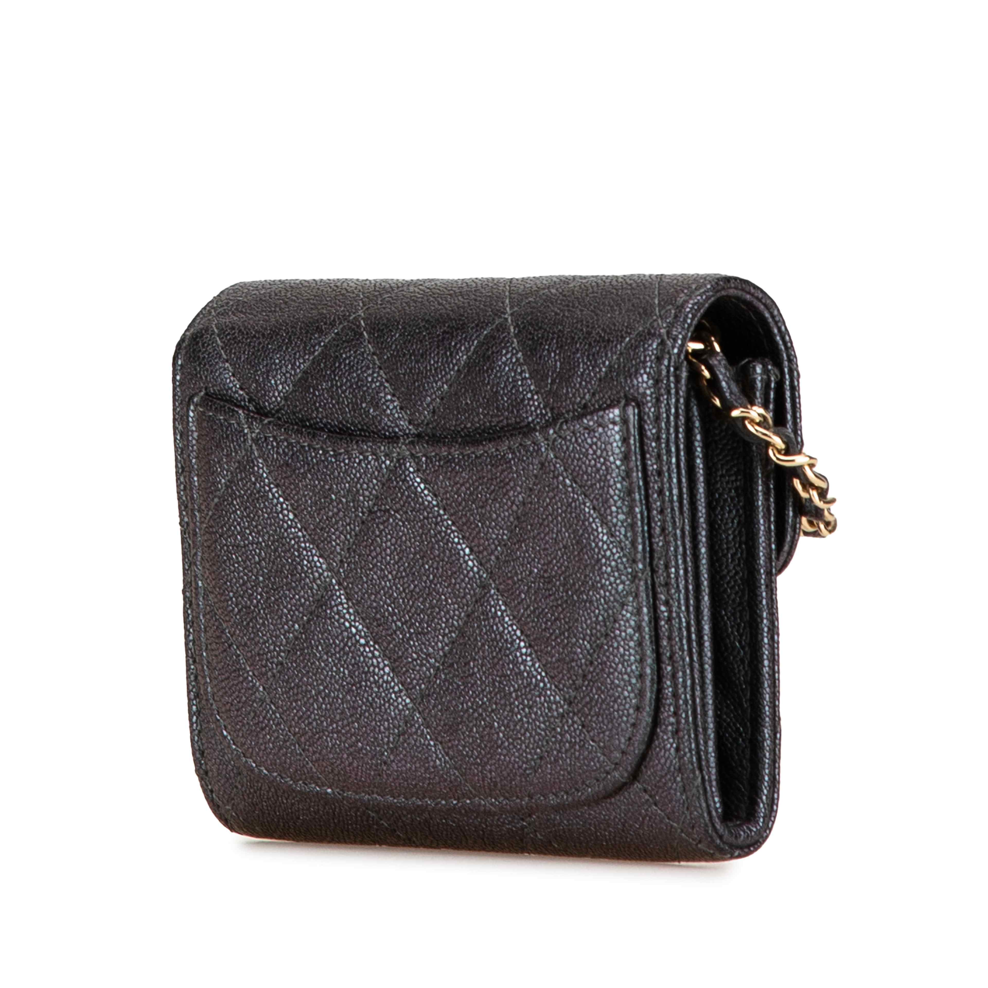 Chanel Small Iridescent Caviar Single Flap