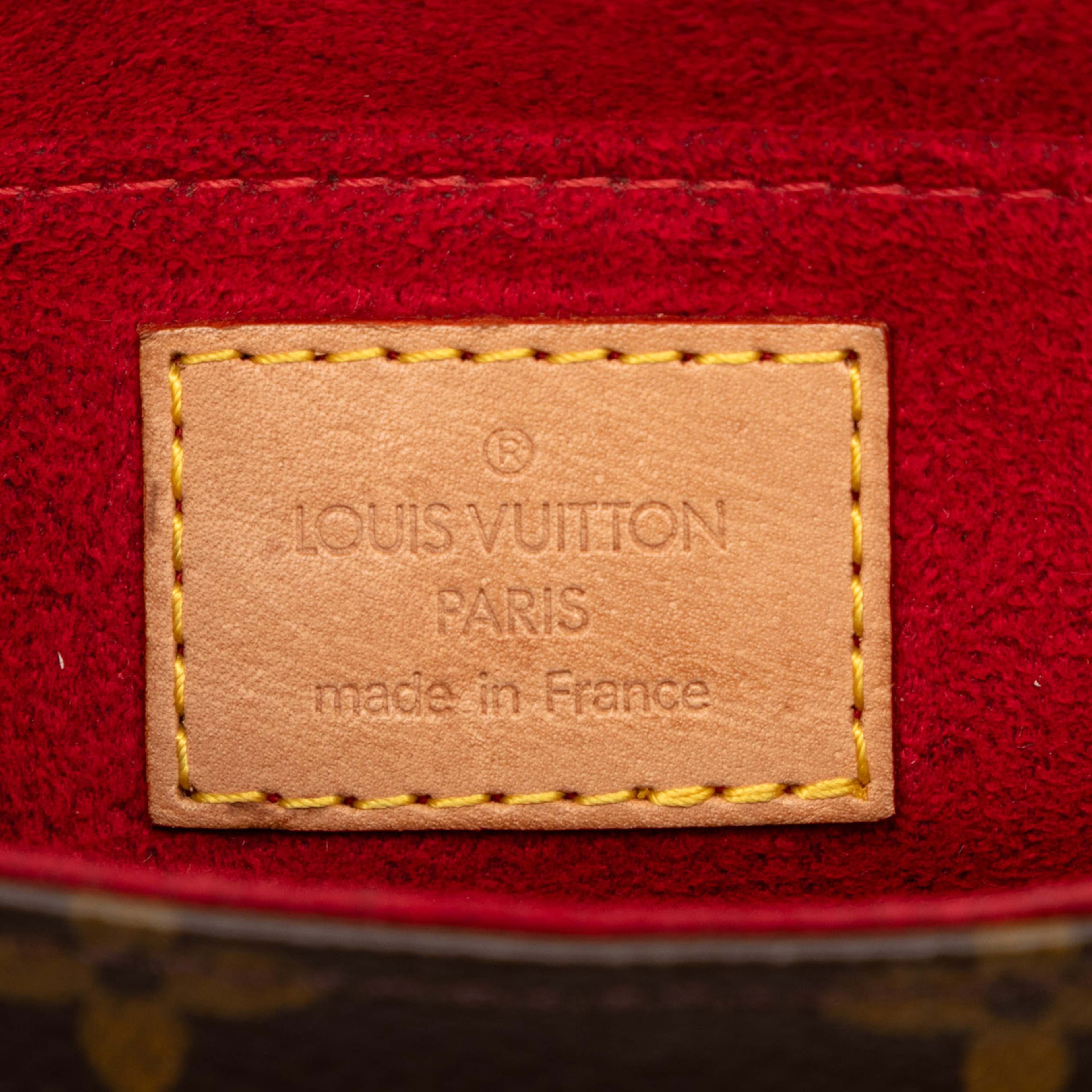 Louis Vuitton Monogram Sac Tambourine, från Luxclusif, i färgen brun. Klicka för att öppna bilden i stort format