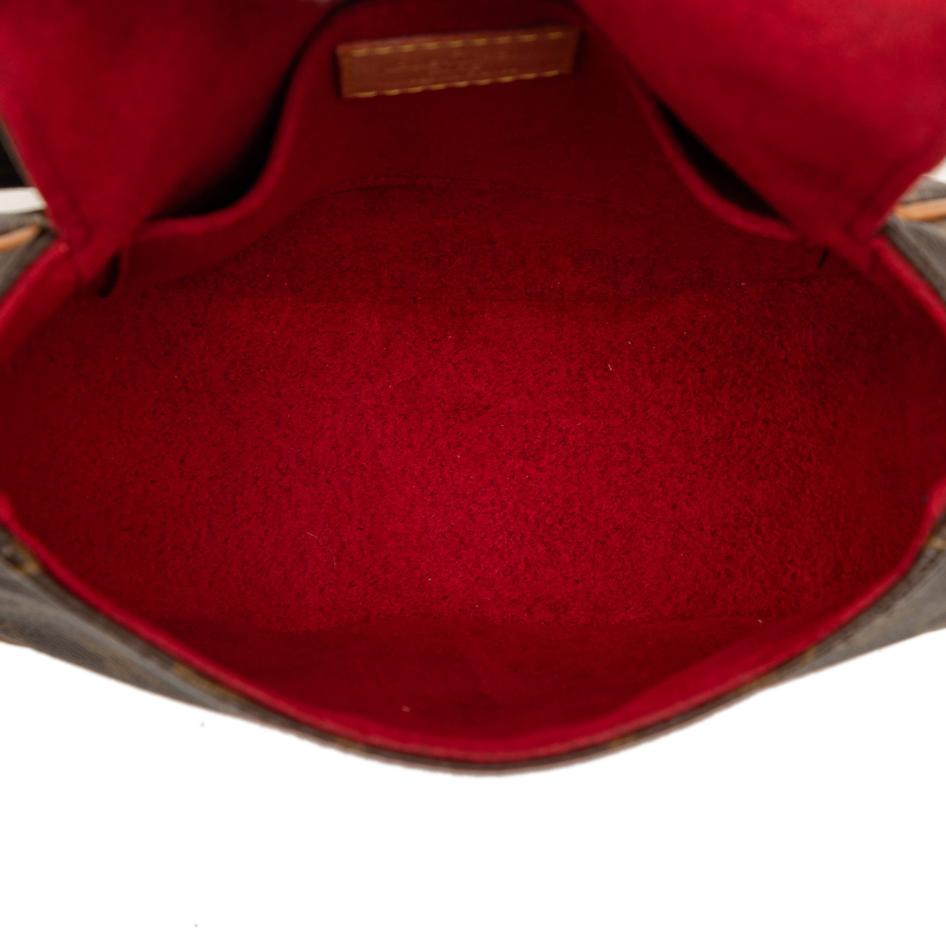 Louis Vuitton Monogram Sac Tambourine, från Luxclusif, i färgen brun. Klicka för att öppna bilden i stort format