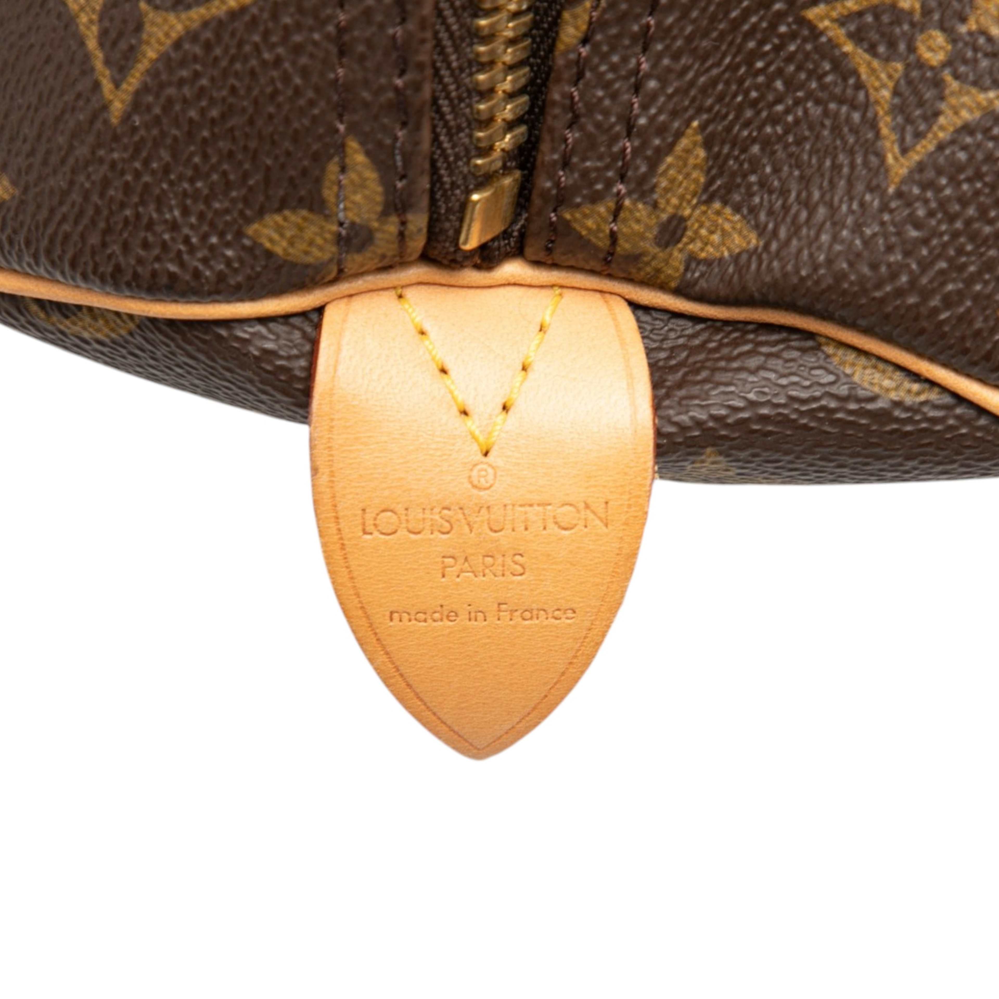 Louis Vuitton Monogram Keepall 60, från Luxclusif, i färgen brun. Klicka för att öppna bilden i stort format