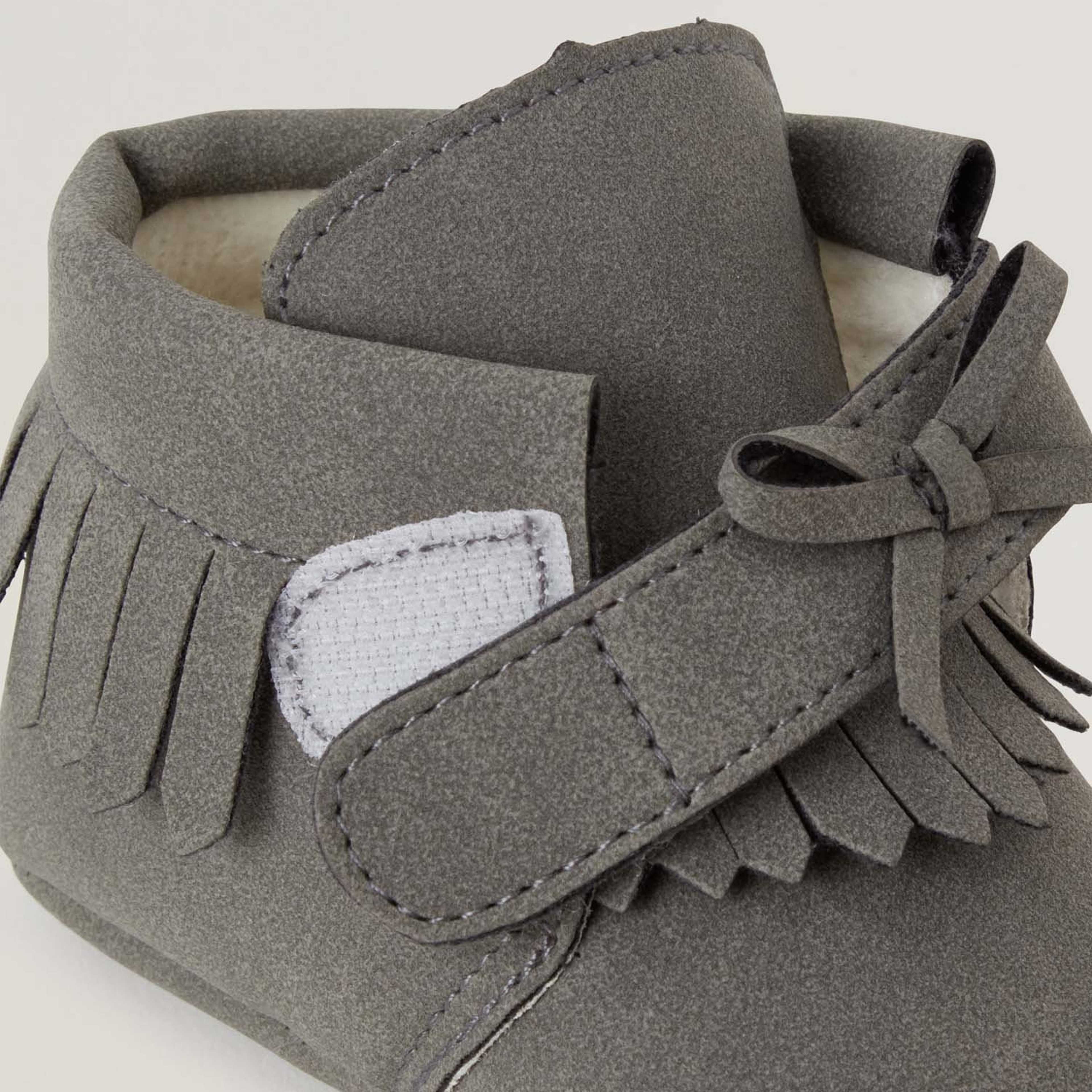Little Adventure Mocs, från BabyMocs, i färgen grey. Klicka för att öppna bilden i stort format
