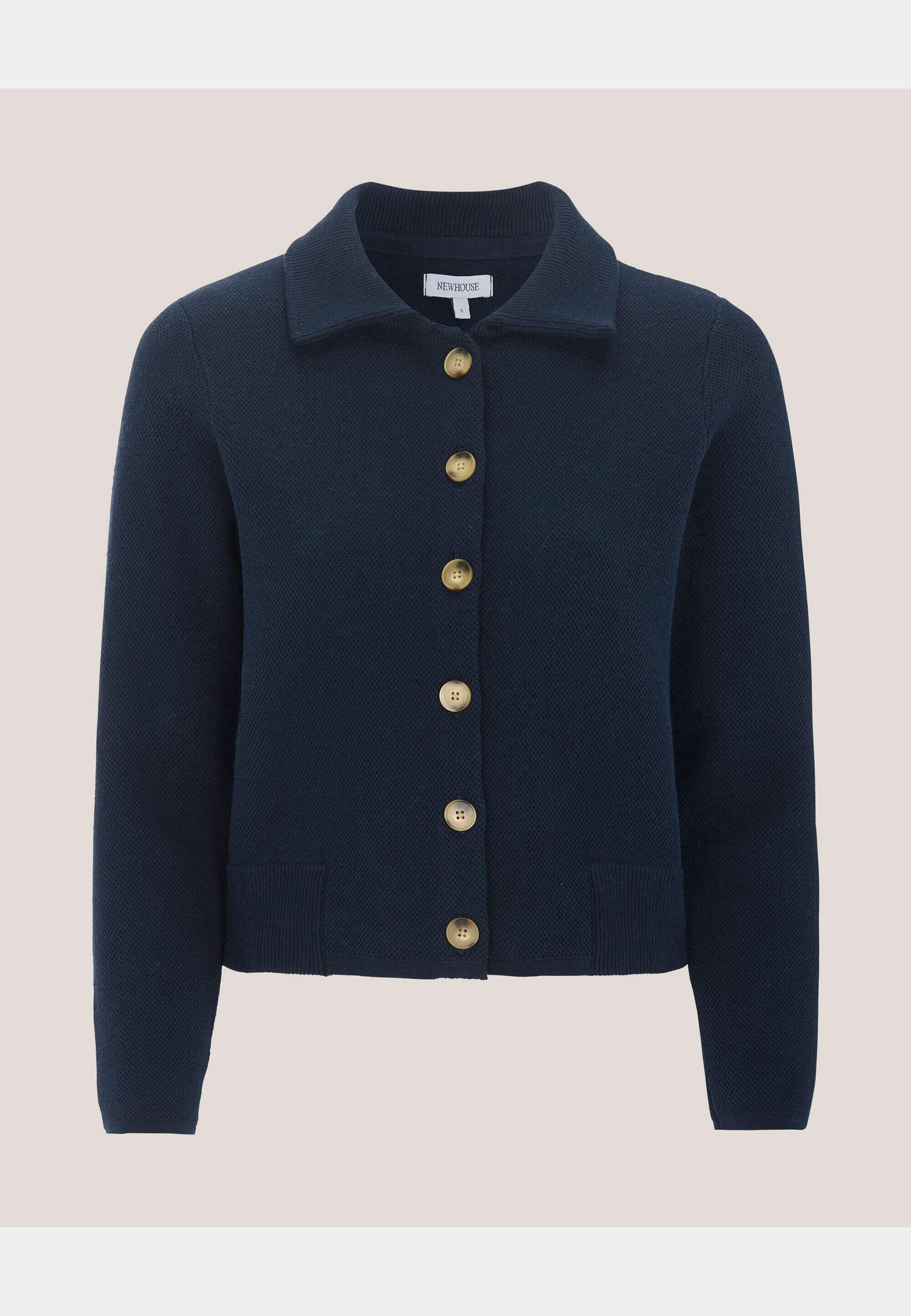 Jilda Jacket, från Newhouse, i färgen marinblå. Klicka för att öppna bilden i stort format