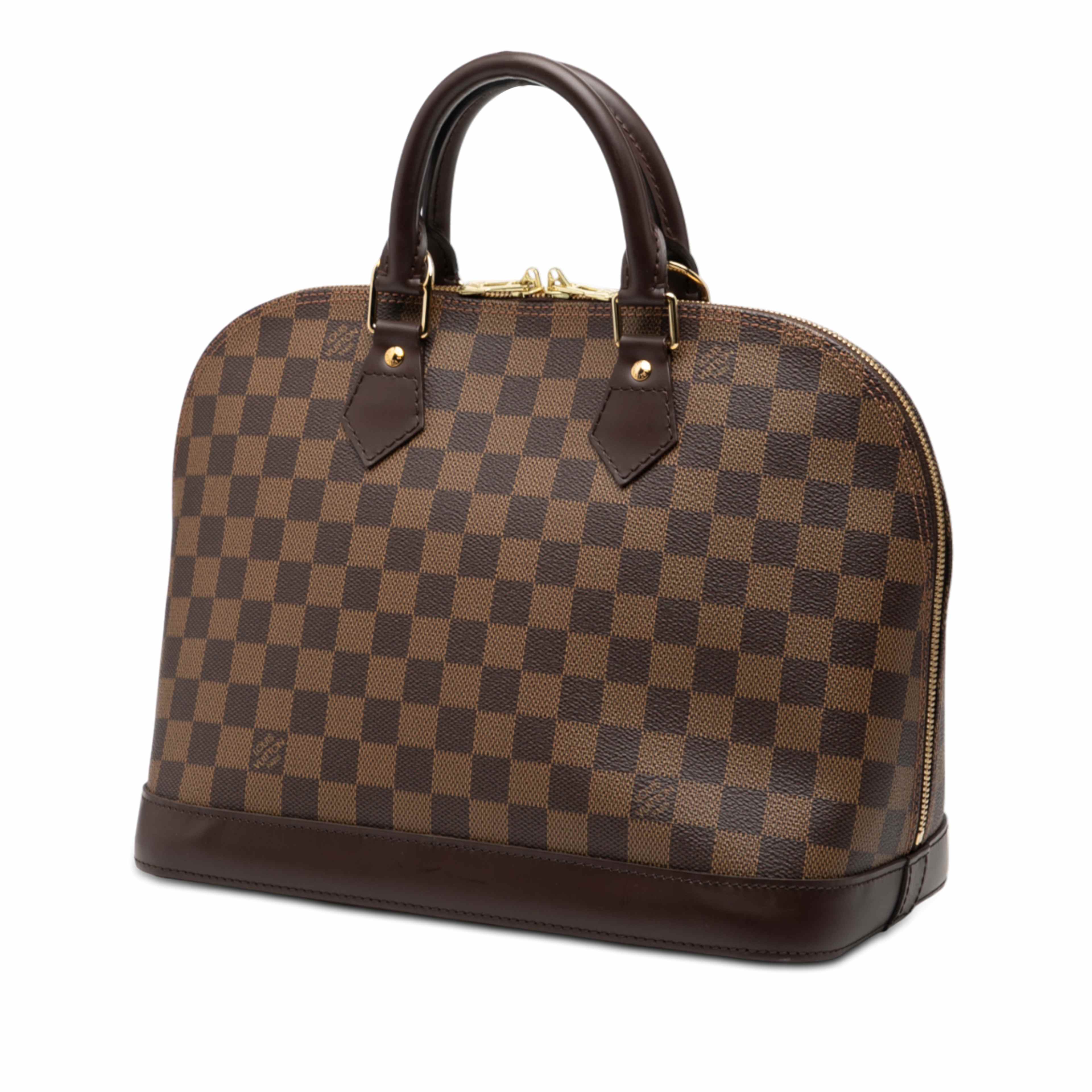 Louis Vuitton Damier Ebene Alma Pm, från Luxclusif, i färgen brown. Klicka för att öppna bilden i stort format