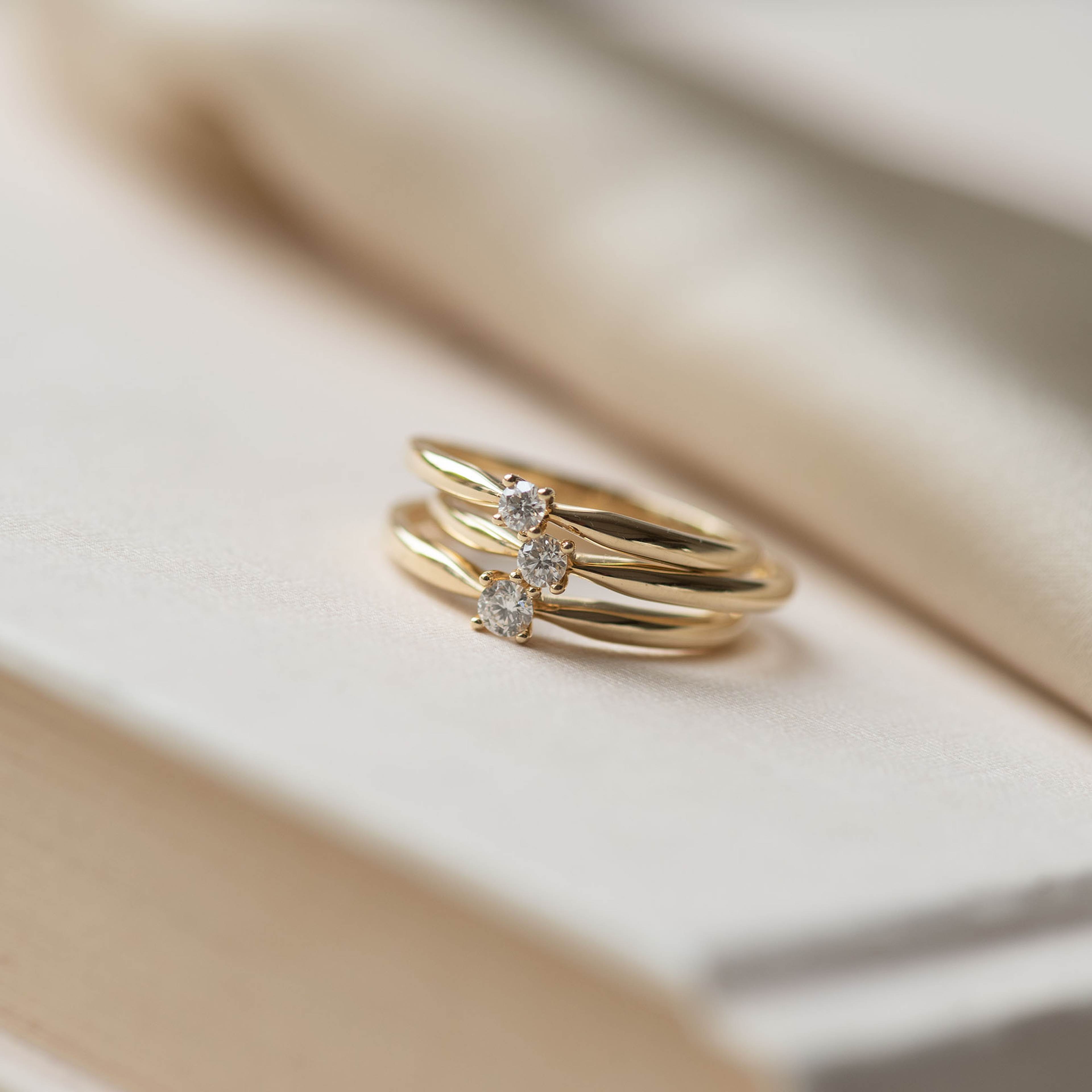 De La Paix 14 Karat Guld Ring