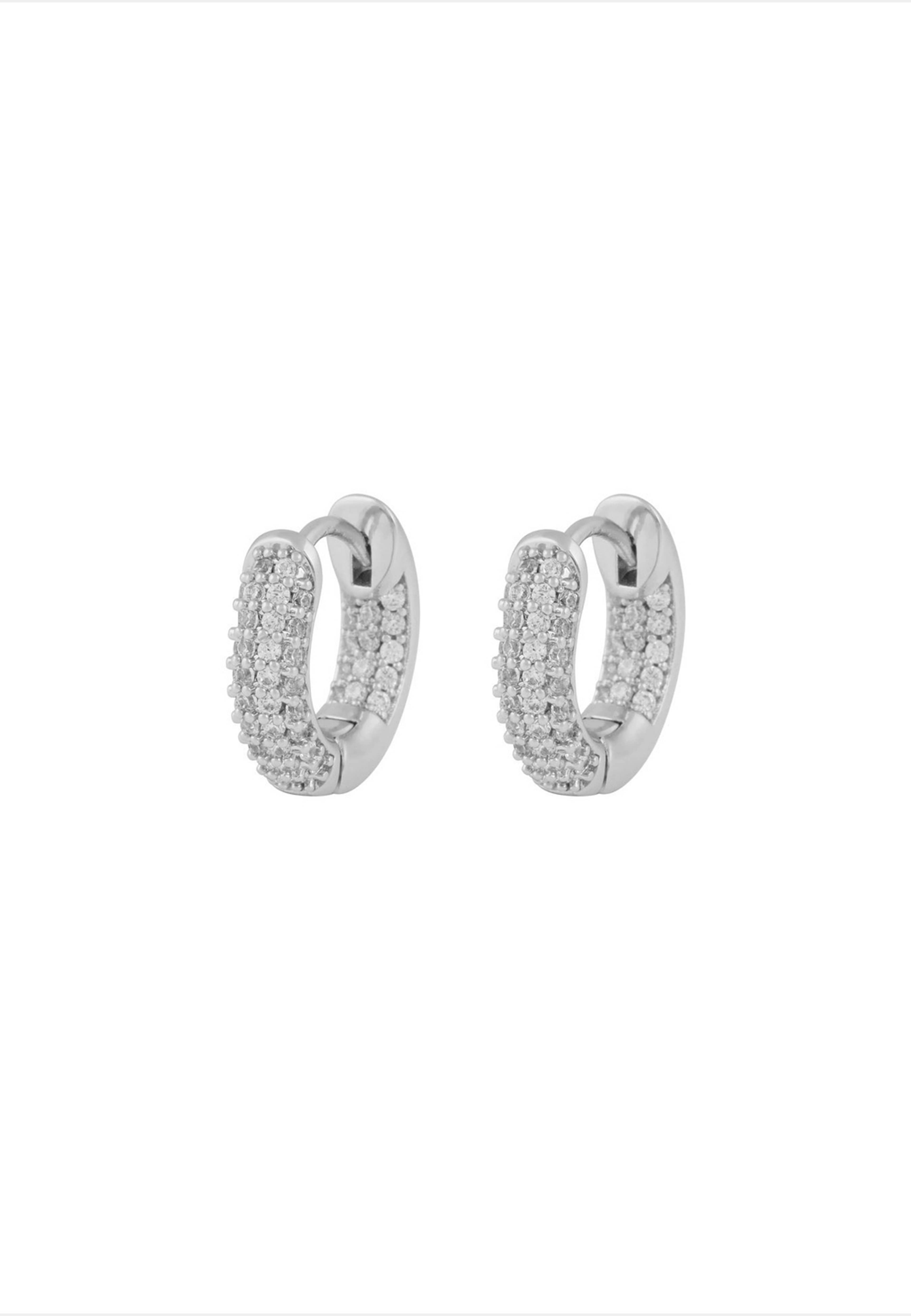 Liz Crystal Ring Ear, från SNÖ of Sweden, i färgen g/clear.