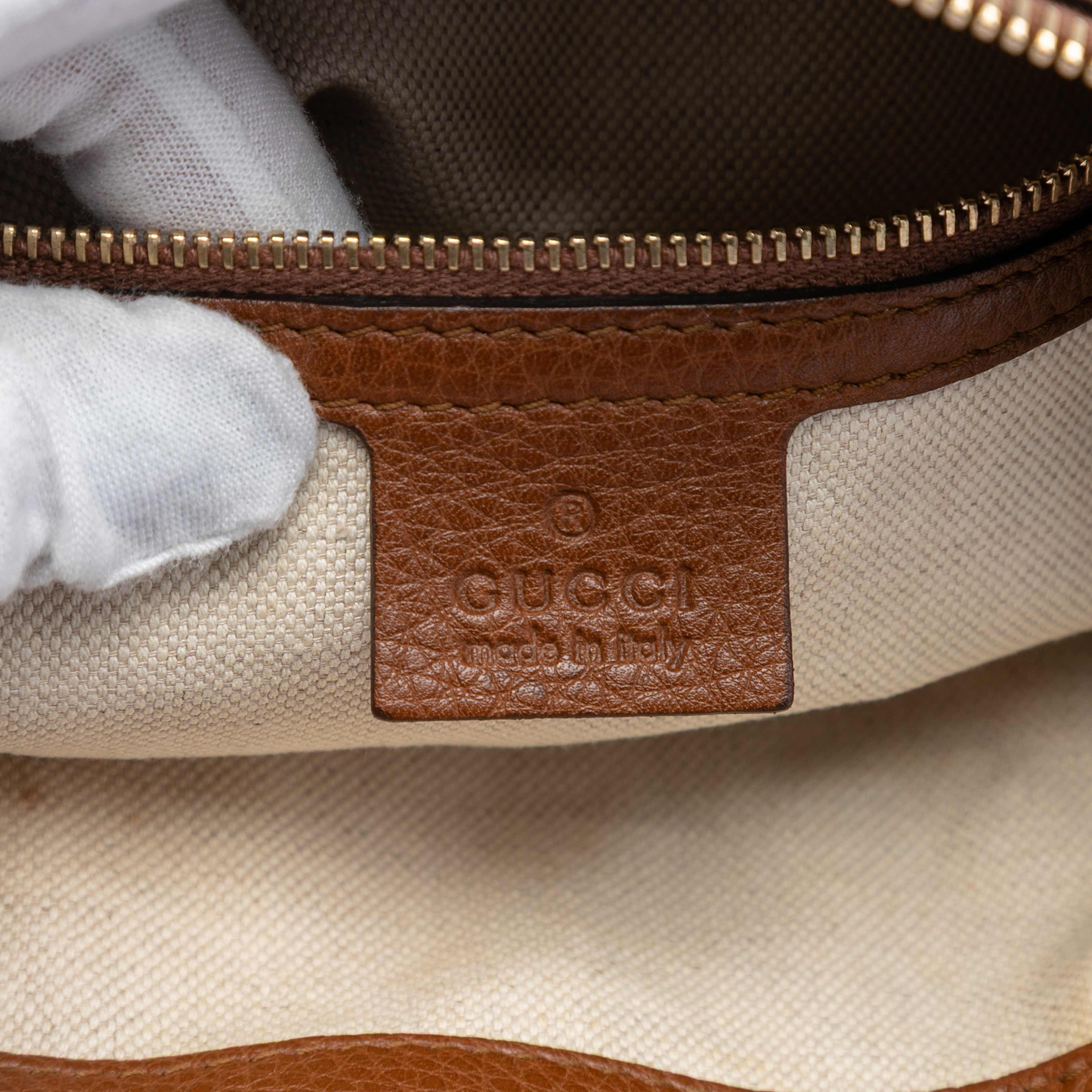 Gucci Gg Canvas Bella Convertible Tote, från Luxclusif, i färgen beige. Klicka för att öppna bilden i stort format