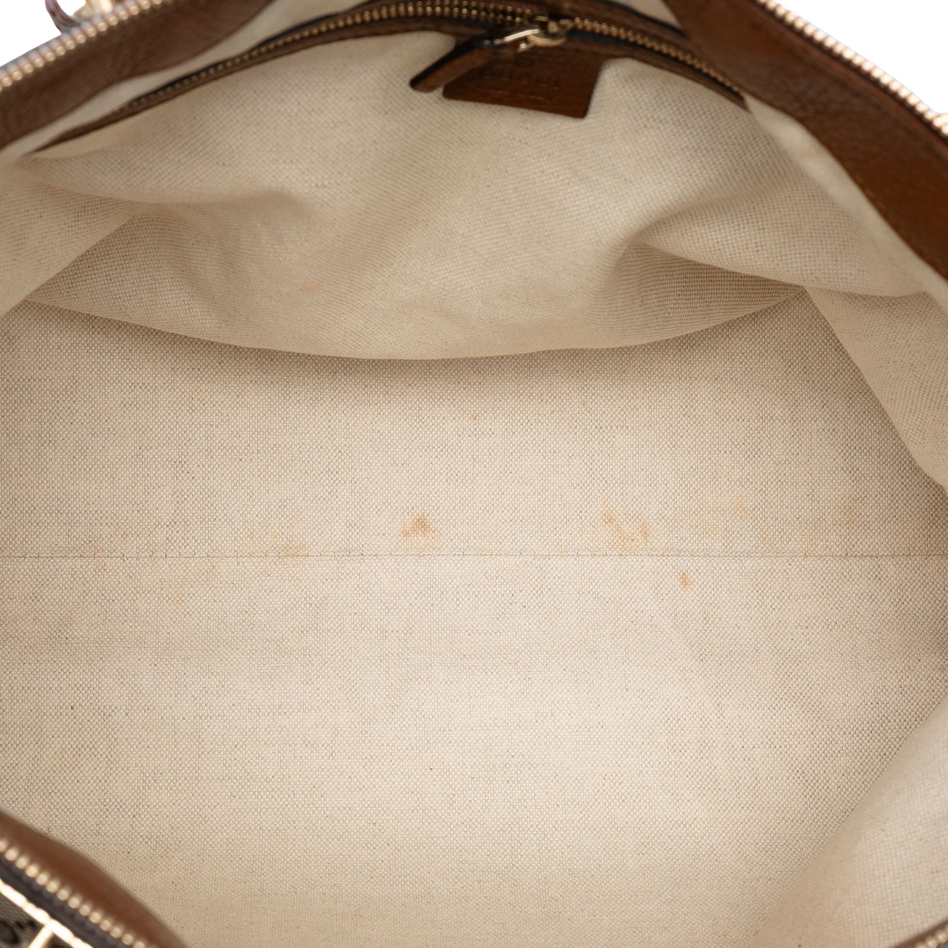 Gucci Gg Canvas Bella Convertible Tote, från Luxclusif, i färgen beige. Klicka för att öppna bilden i stort format