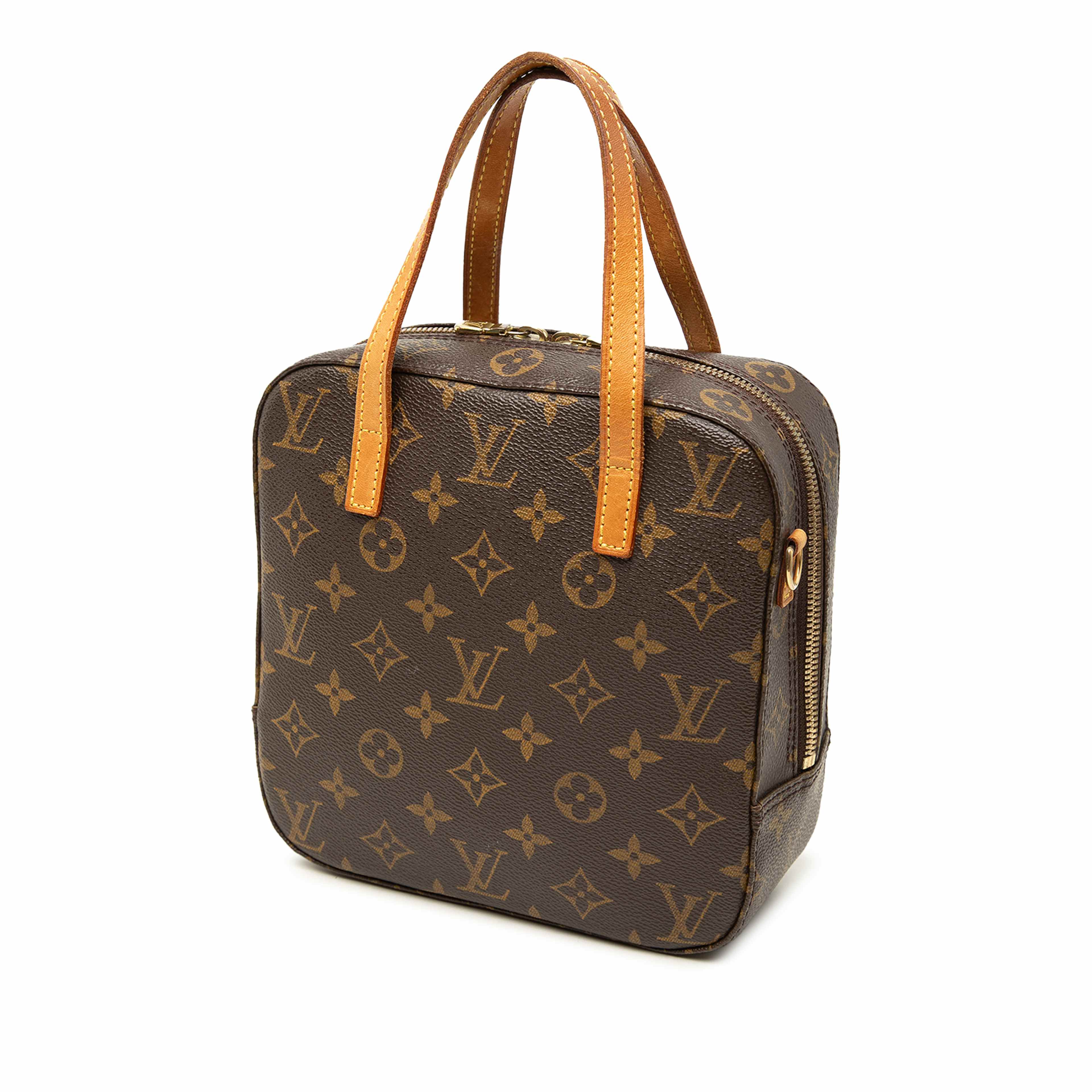 Louis Vuitton Monogram Spontini, från Luxclusif, i färgen brun. Klicka för att öppna bilden i stort format