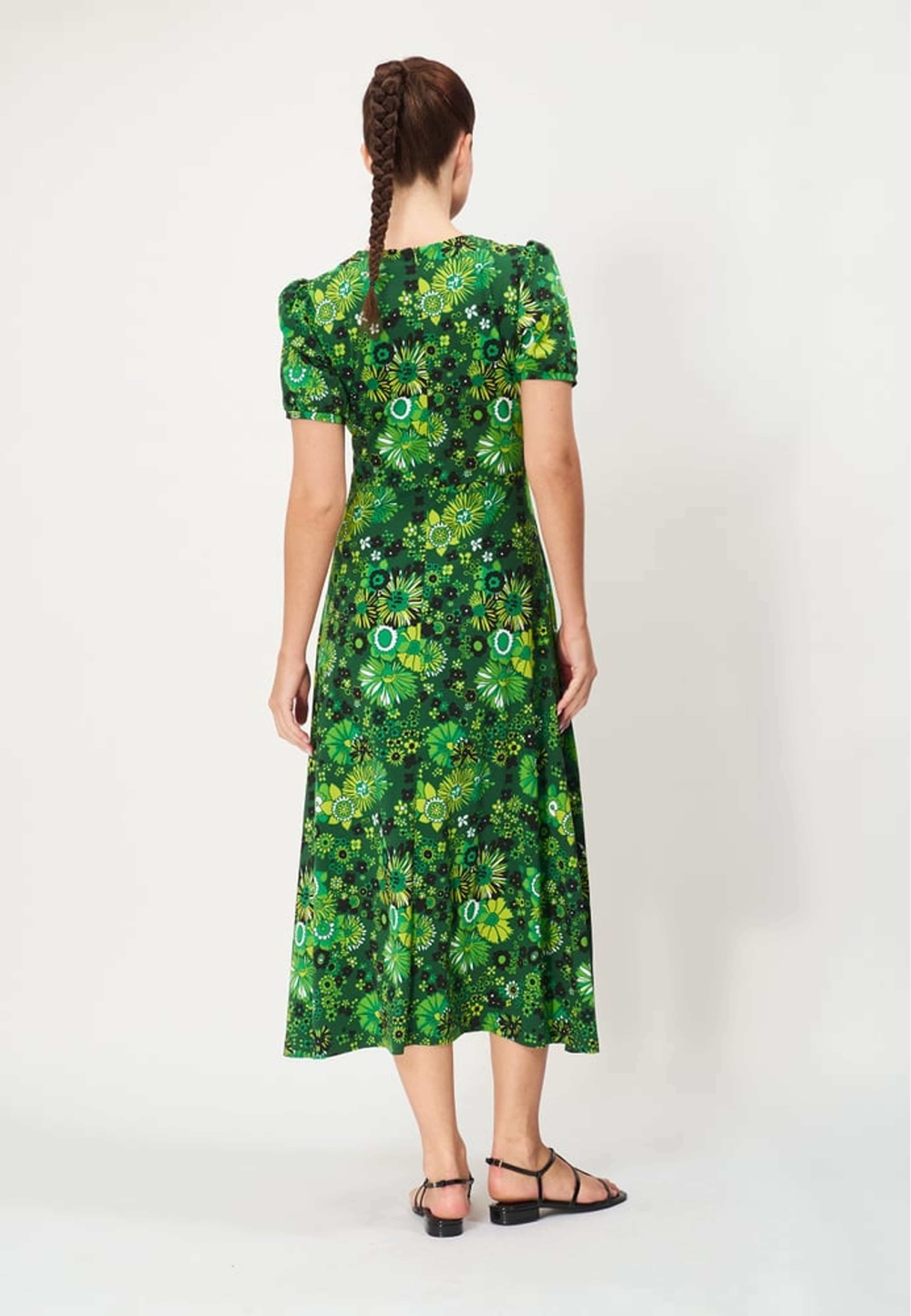 Philomena Dress, från Jumperfabriken, i färgen green. Klicka för att öppna bilden i stort format