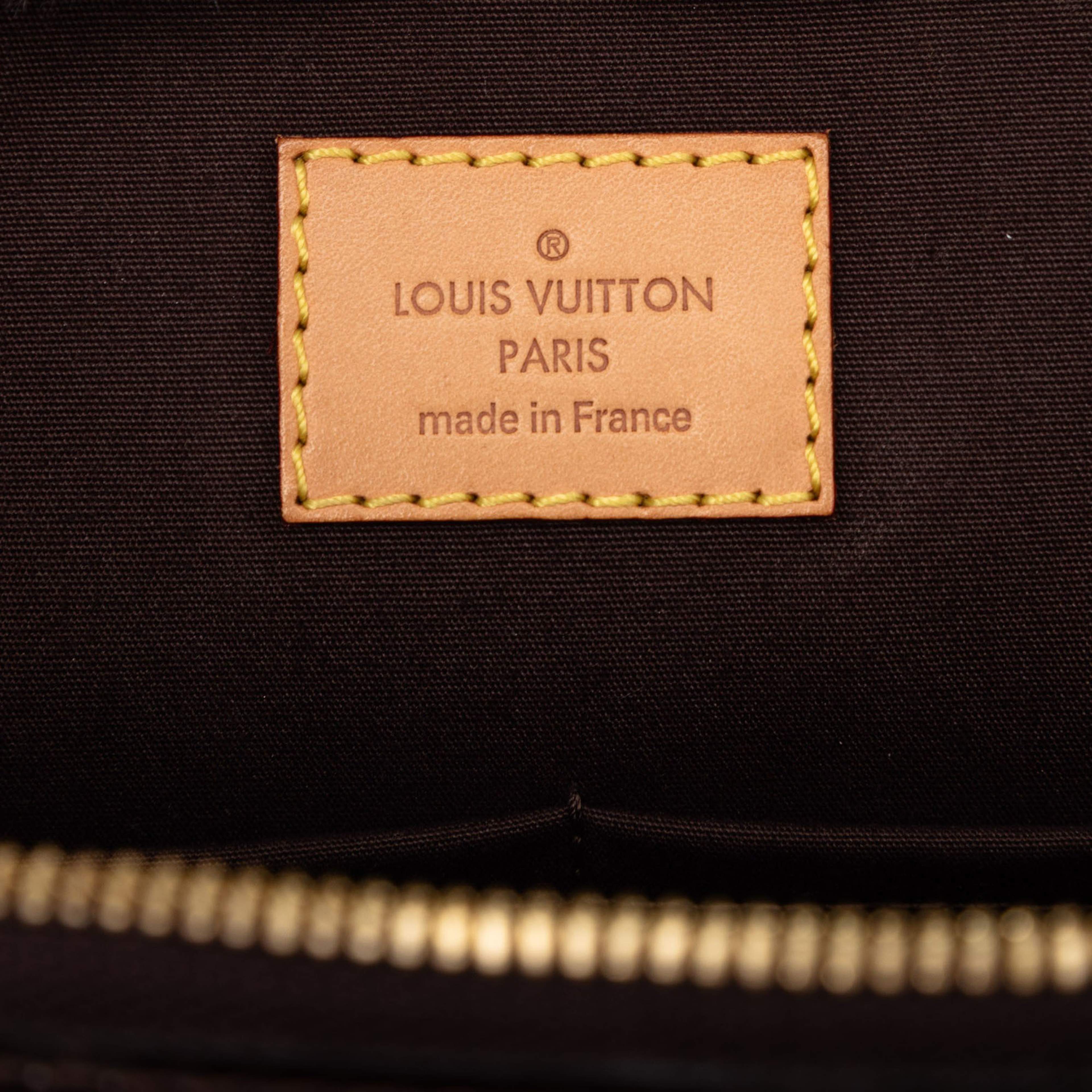 Louis Vuitton Monogram Vernis Alma Pm, från Luxclusif, i färgen plum. Klicka för att öppna bilden i stort format