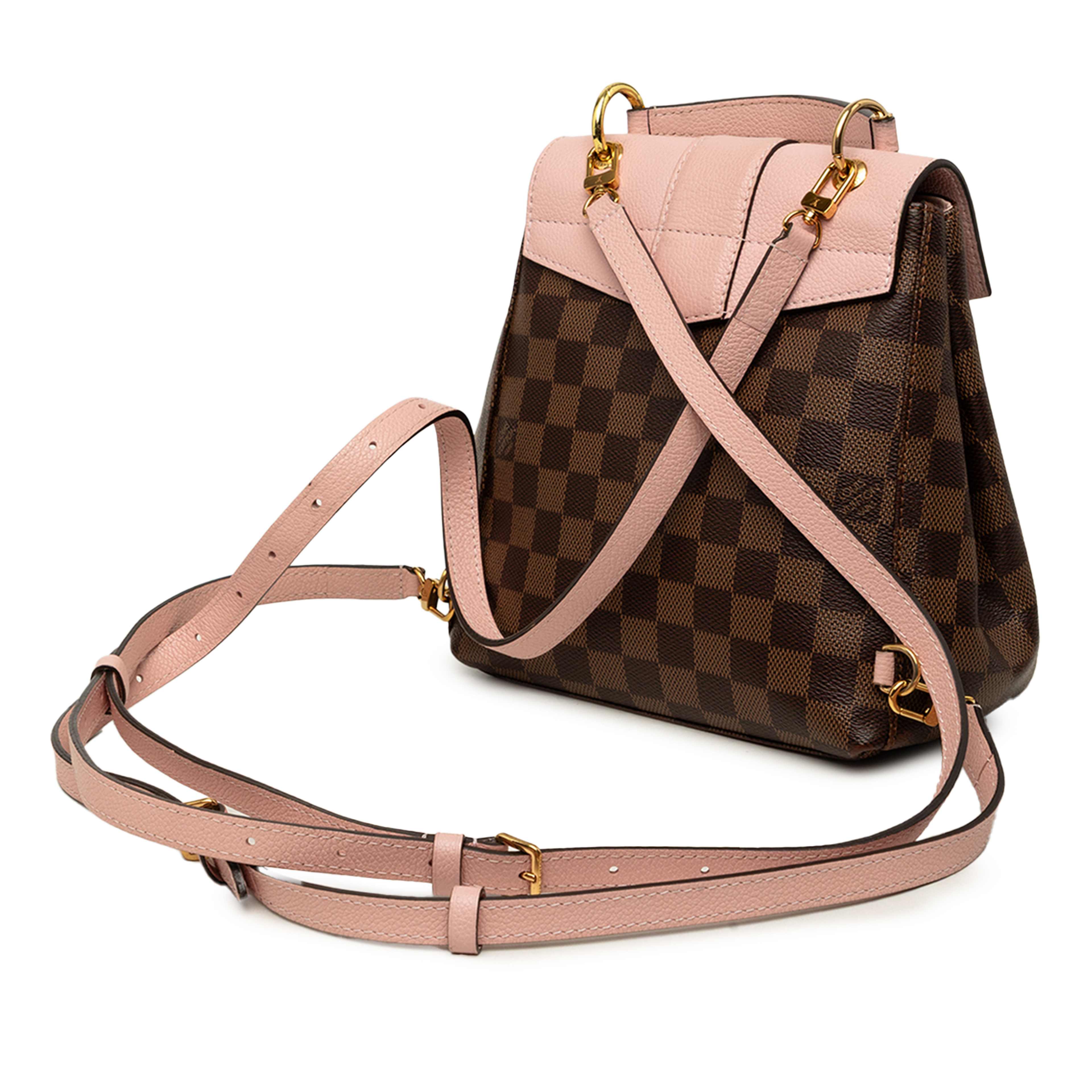 Louis Vuitton Damier Ebene Clapton, från Luxclusif, i färgen brun. Klicka för att öppna bilden i stort format