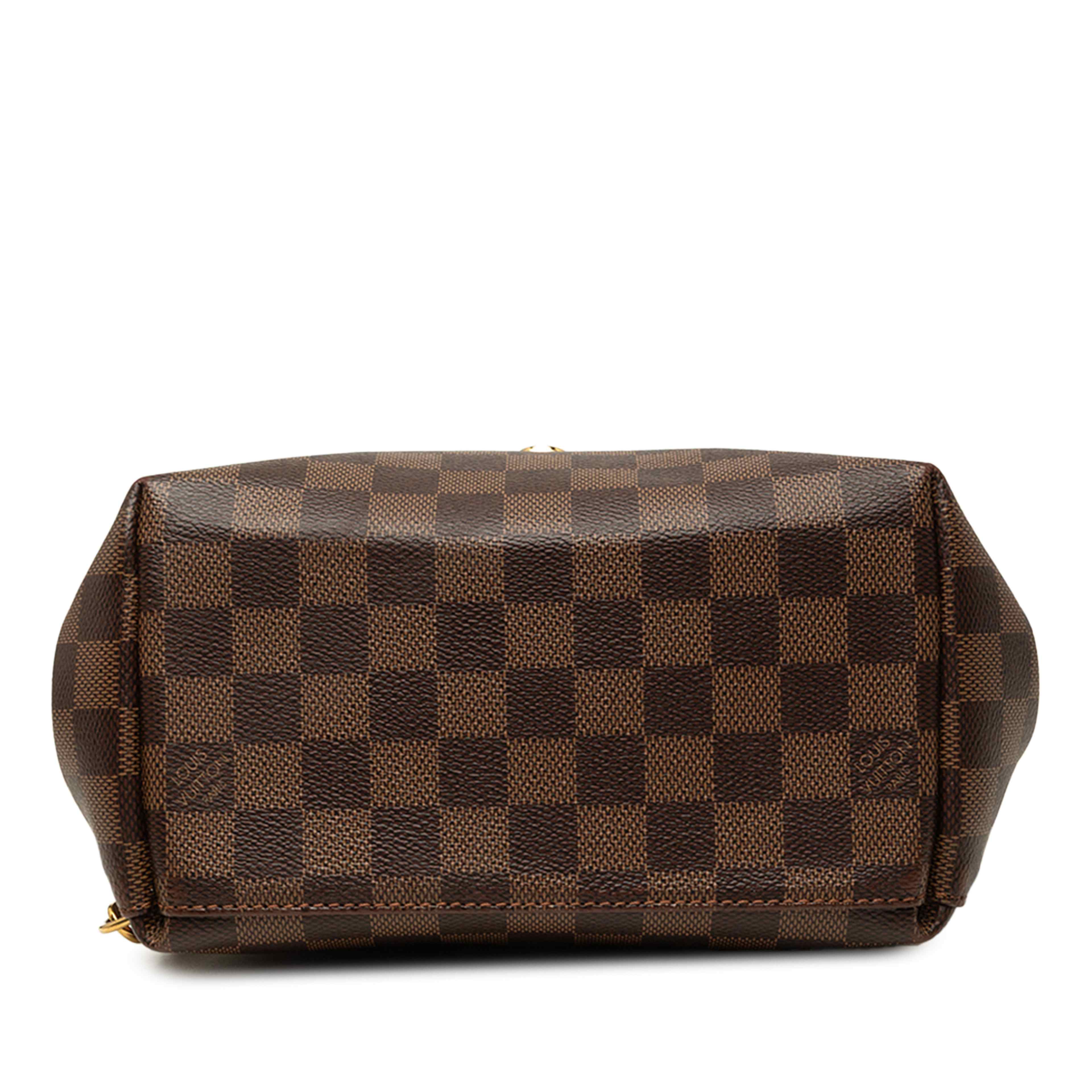 Louis Vuitton Damier Ebene Clapton, från Luxclusif, i färgen brun. Klicka för att öppna bilden i stort format