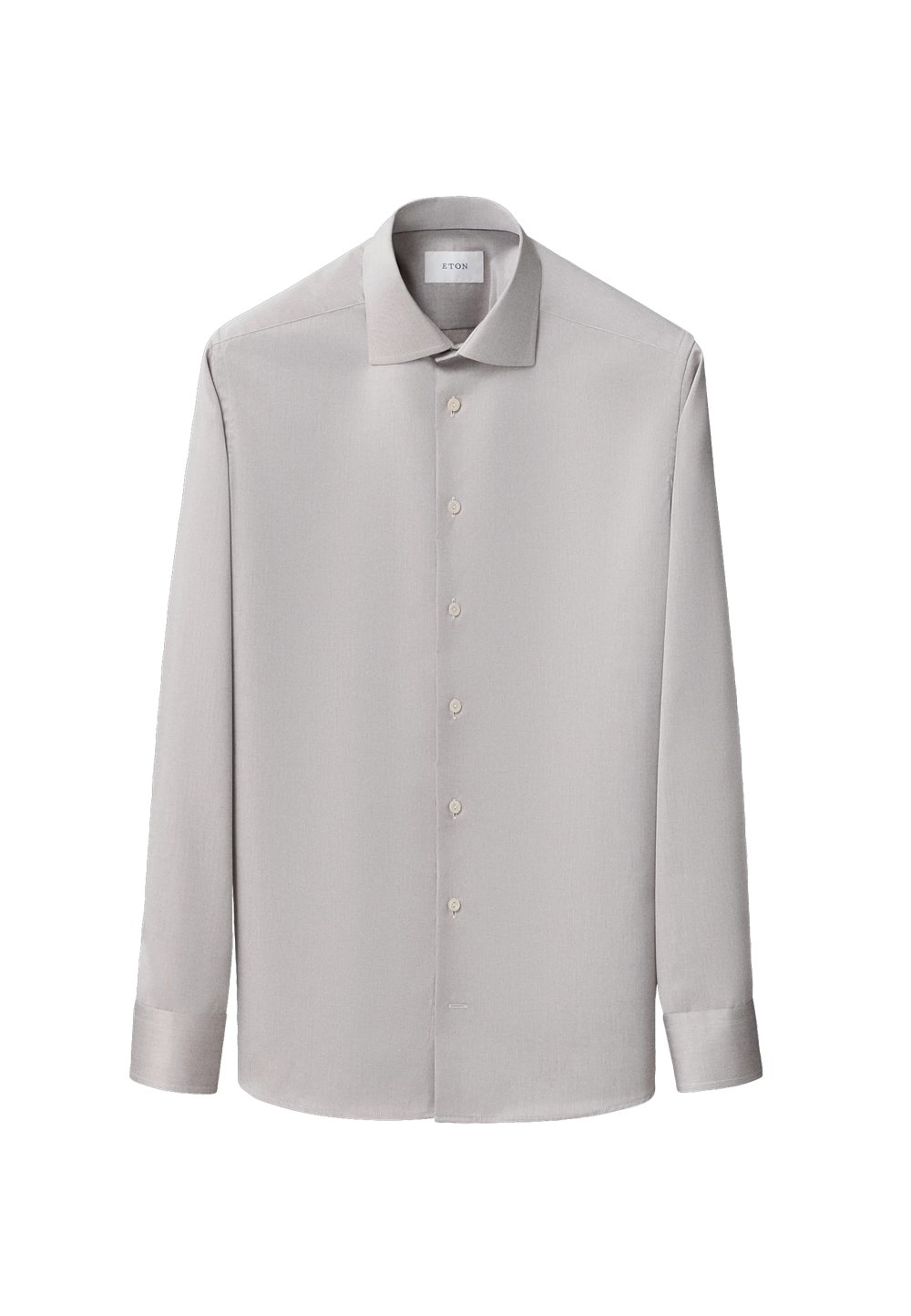 Signature Twill-skjorta Contemporary Fit, från Eton, i färgen brown. Klicka för att öppna bilden i stort format