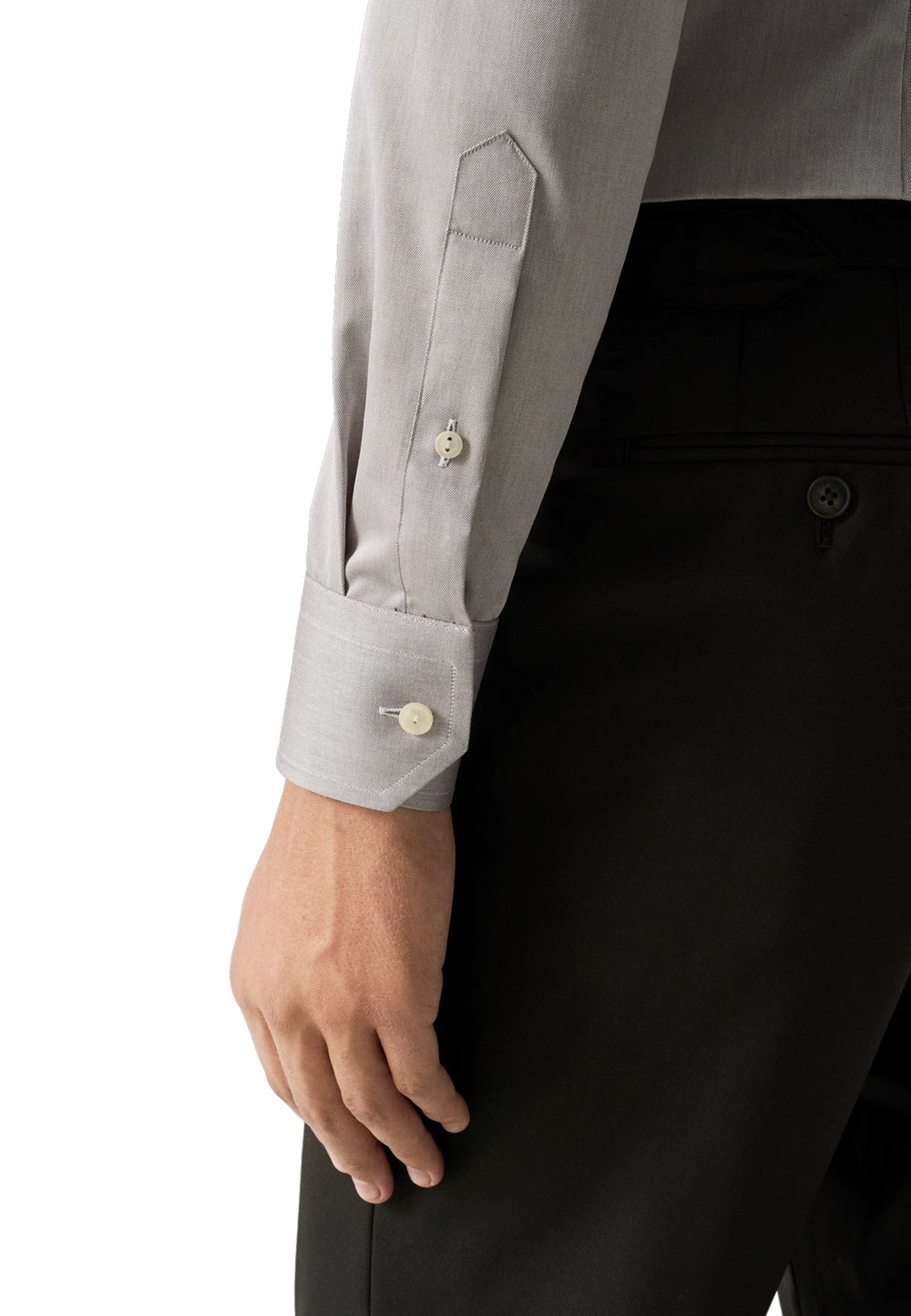 Signature Twill-skjorta Contemporary Fit, från Eton, i färgen brown. Klicka för att öppna bilden i stort format