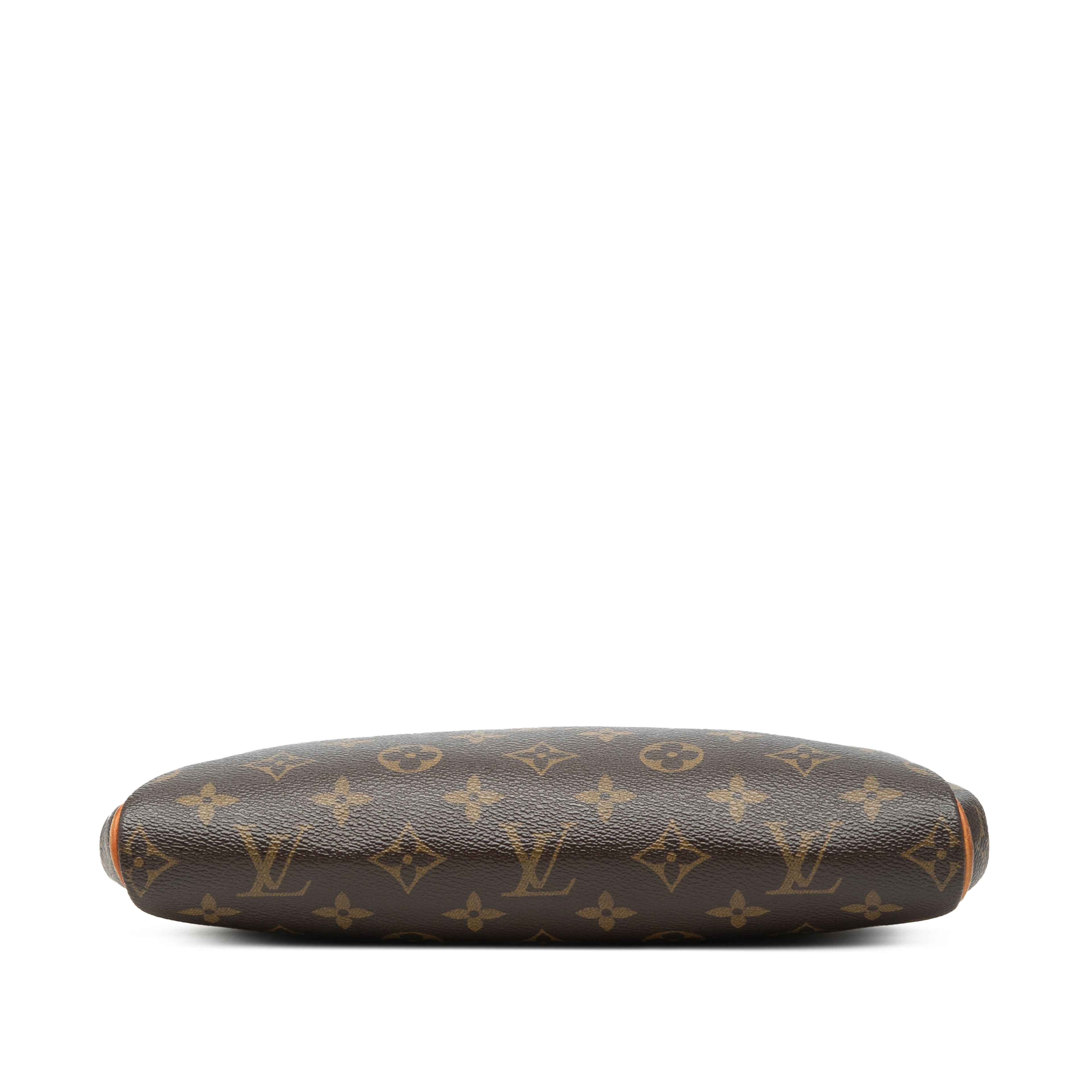 Louis Vuitton Monogram Eva, från Luxclusif, i färgen brun. Klicka för att öppna bilden i stort format