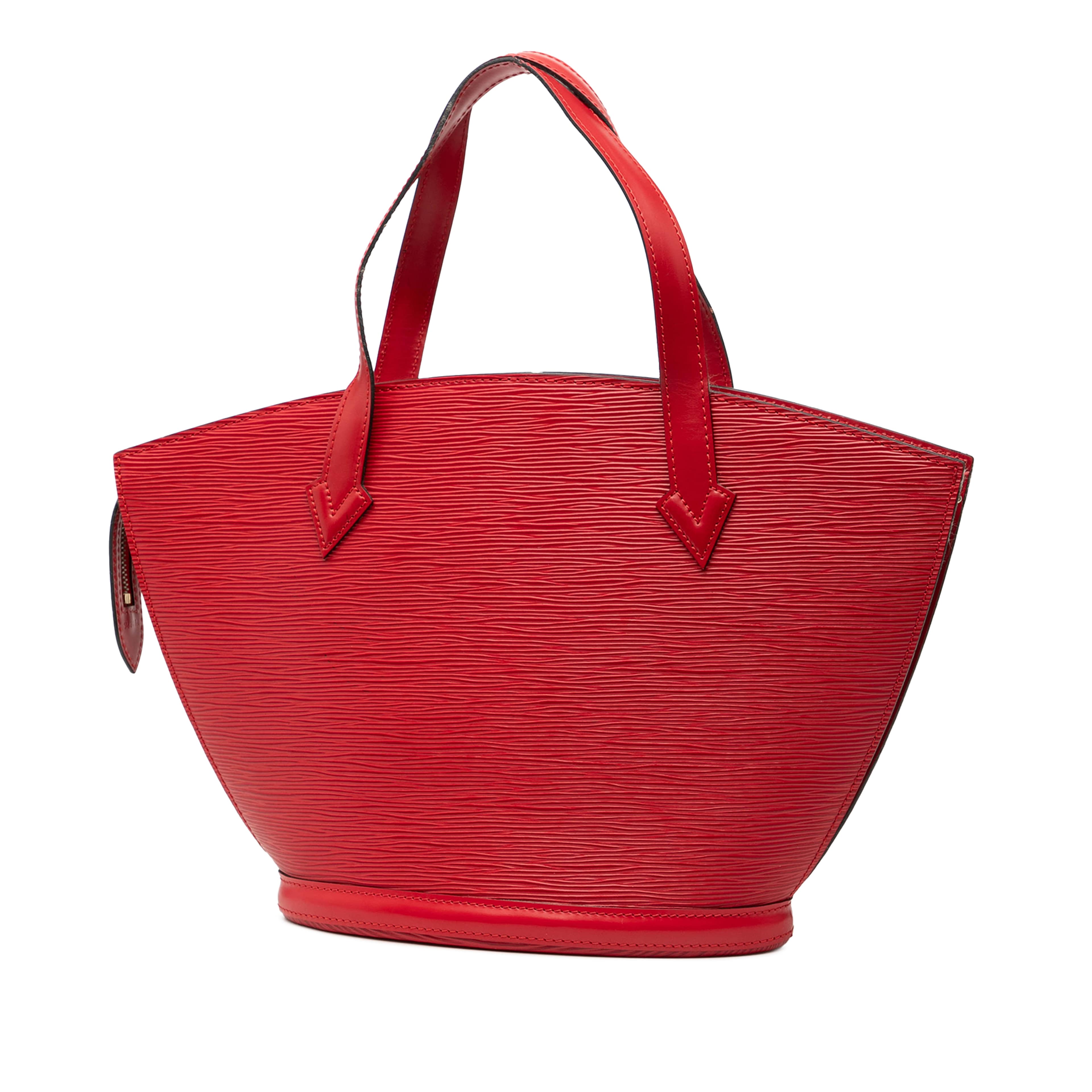 Louis Vuitton Epi Saint Jacques Pm Short Strap, från Luxclusif, i färgen red. Klicka för att öppna bilden i stort format