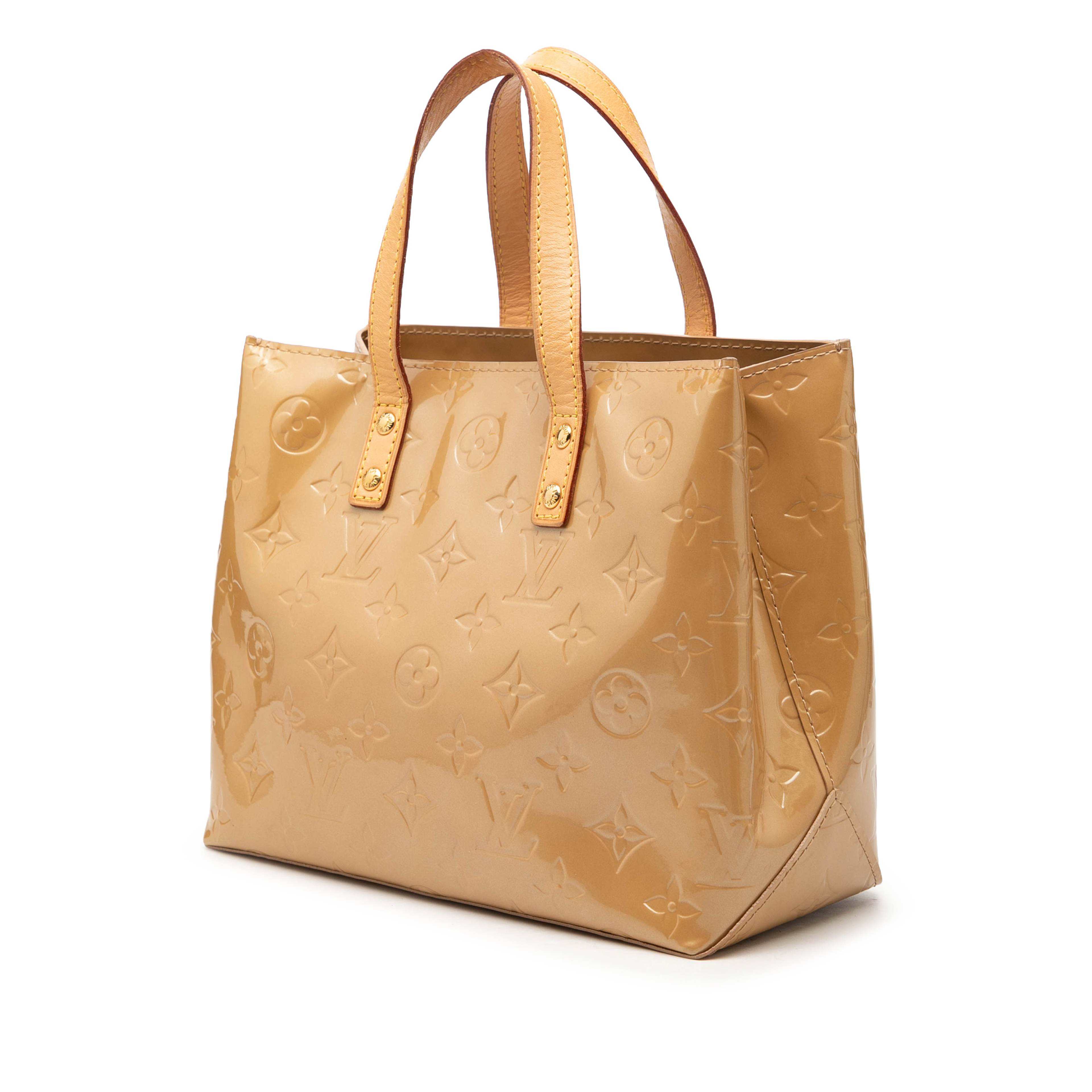 Louis Vuitton Monogram Vernis Reade Pm, från Luxclusif, i färgen brun. Klicka för att öppna bilden i stort format