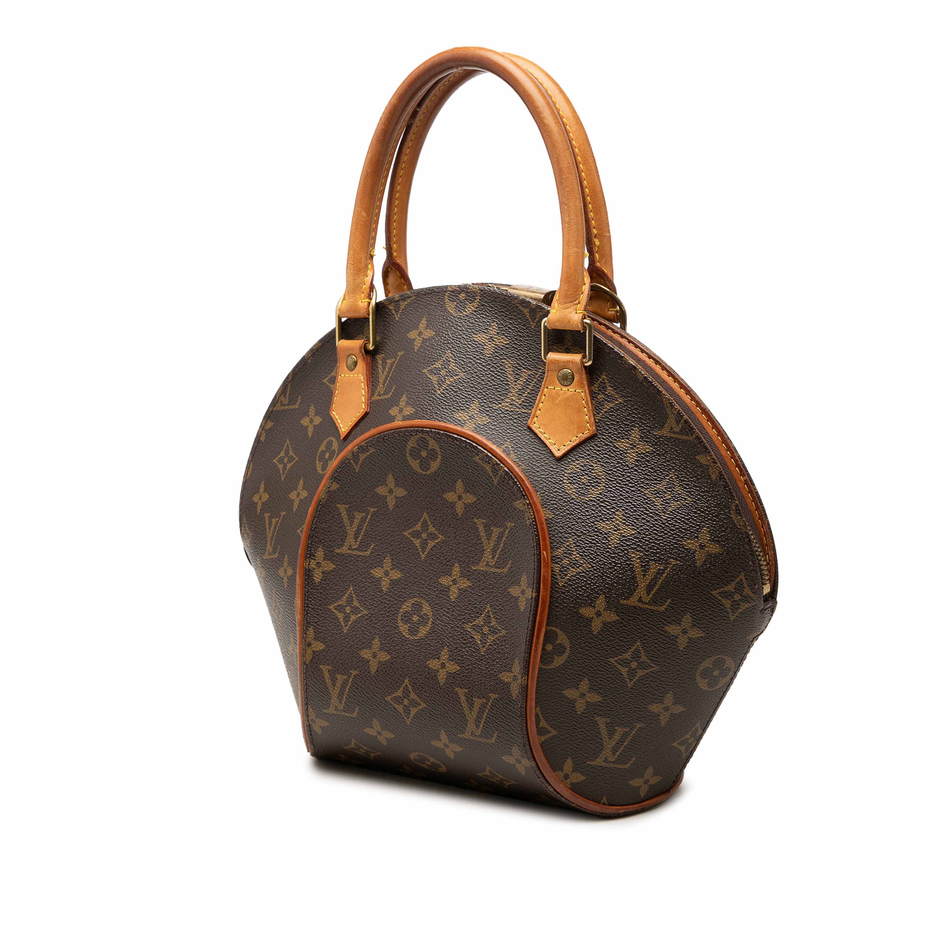 Louis Vuitton Monogram Ellipse Pm, från Luxclusif, i färgen brun. Klicka för att öppna bilden i stort format
