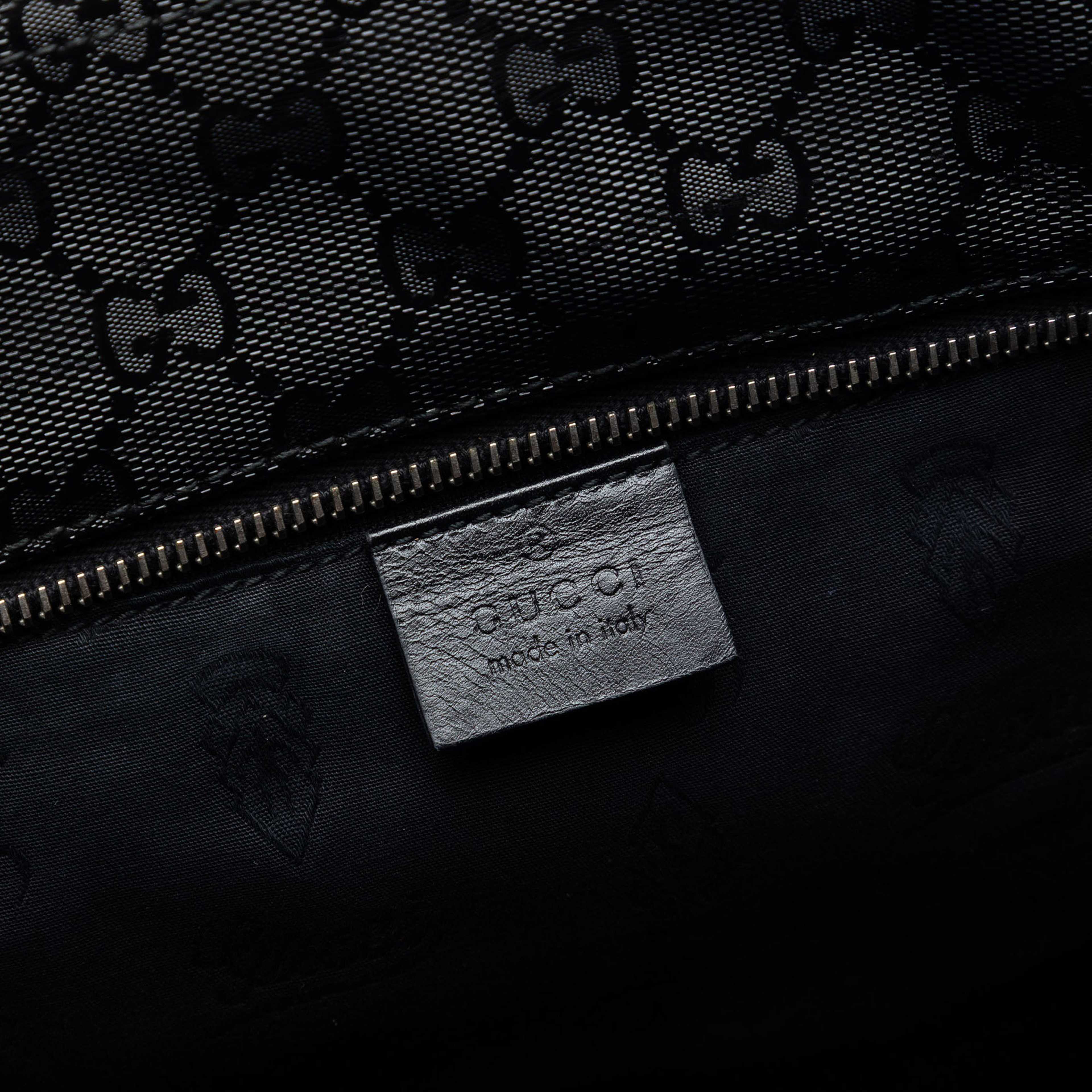 Gucci Fiat 500 Large Gg Imprime Web Tote, från Luxclusif, i färgen svart. Klicka för att öppna bilden i stort format