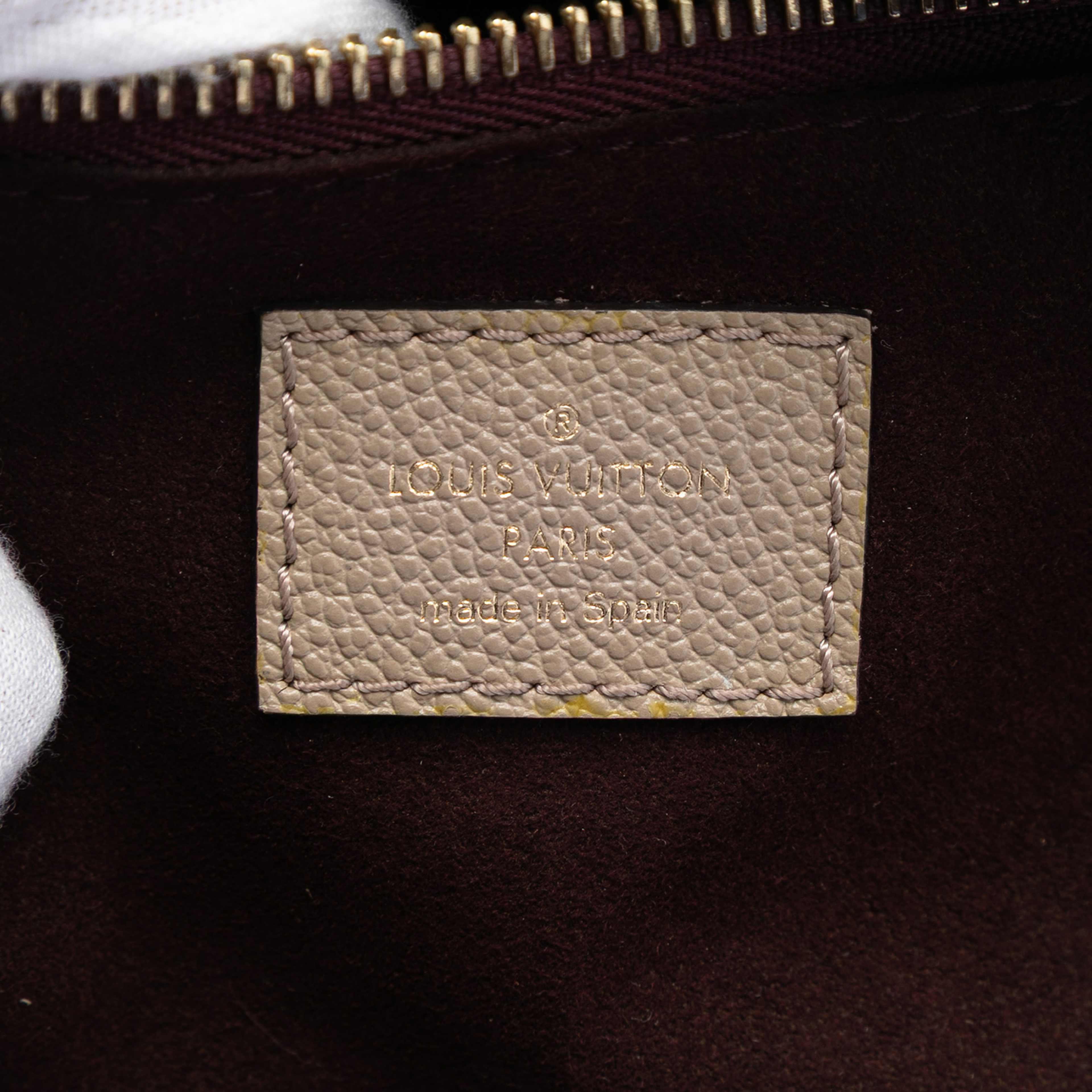 Louis Vuitton Monogram Giant Empreinte Neverfull Mm, från Luxclusif, i färgen beige. Klicka för att öppna bilden i stort format