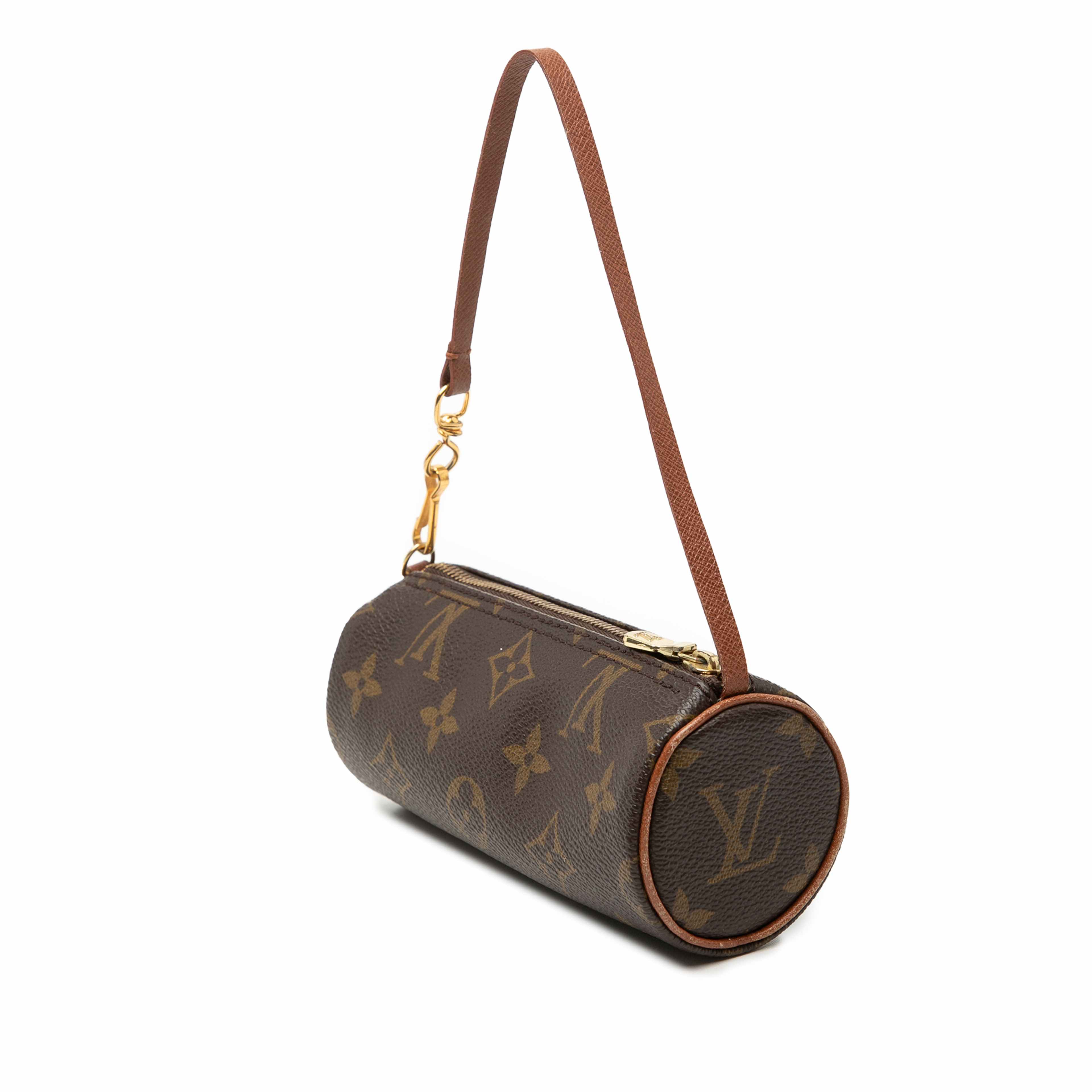 Louis Vuitton Monogram Papillon Pochette, från Luxclusif, i färgen brown. Klicka för att öppna bilden i stort format