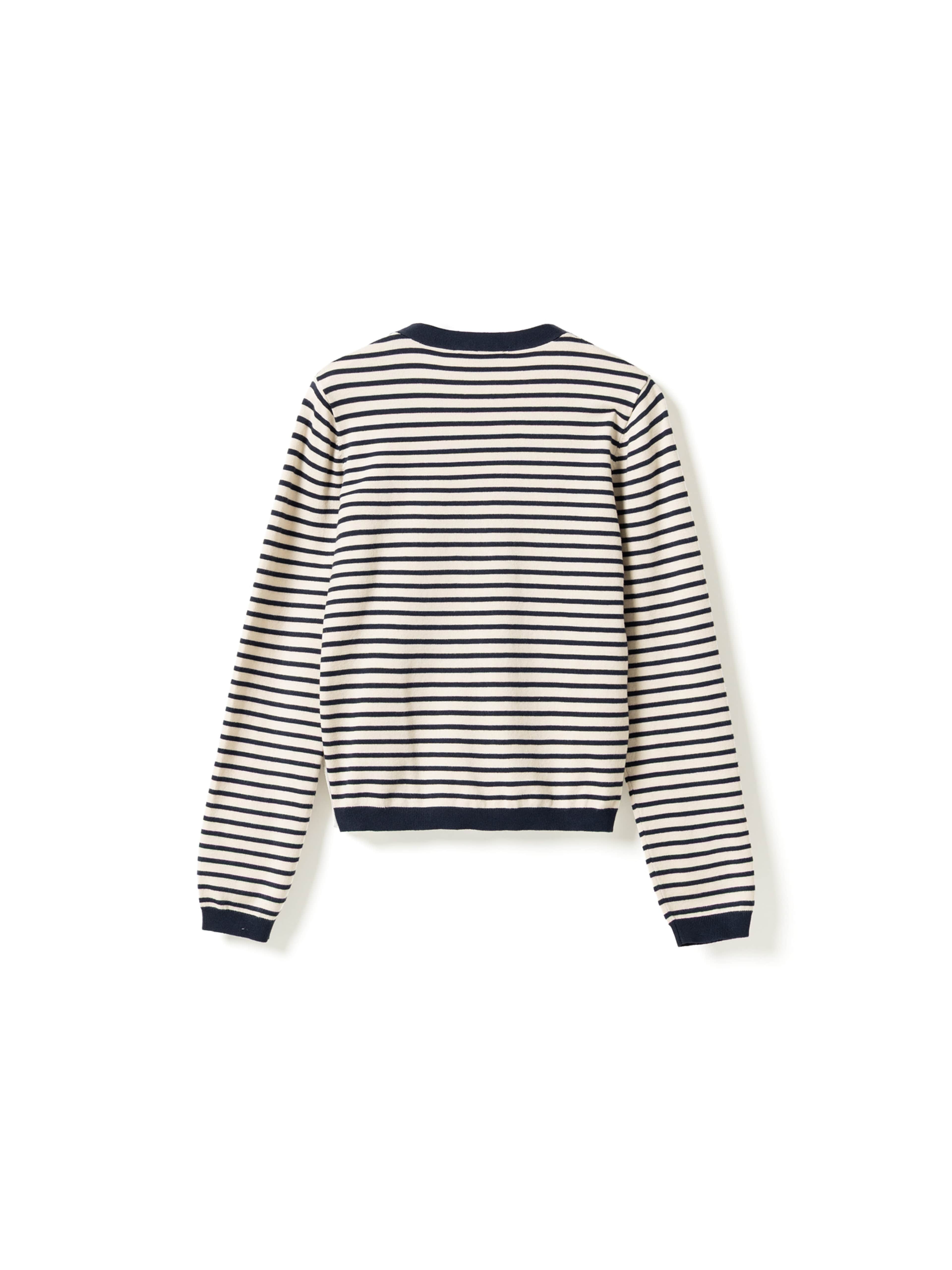 N-marg Knit Cardigan - Dannia Blue Stripe, från Noella, i färgen dannia blue stripe. Klicka för att öppna bilden i stort format