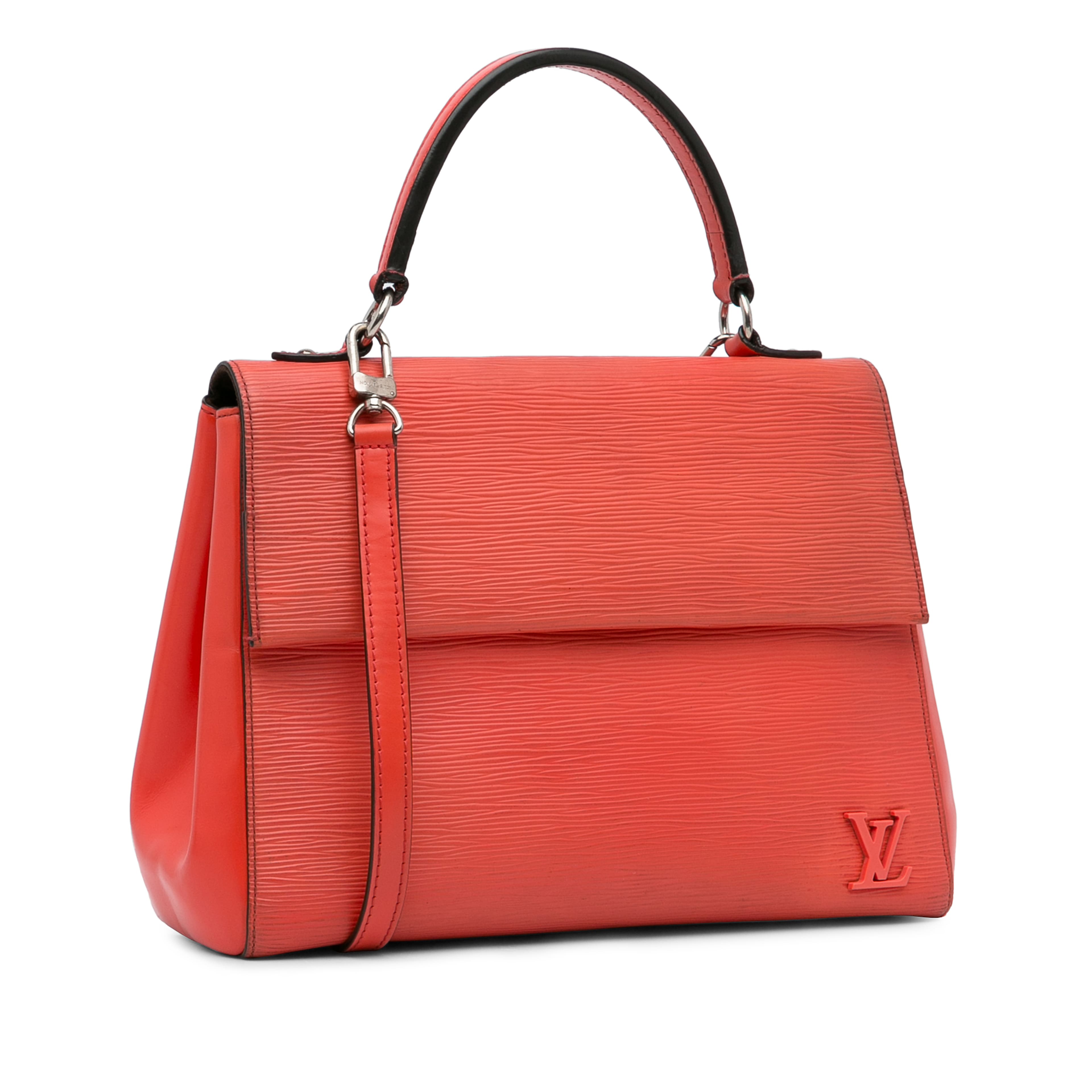 Louis Vuitton Epi Cluny Bb, från Luxclusif, i färgen red. Klicka för att öppna bilden i stort format